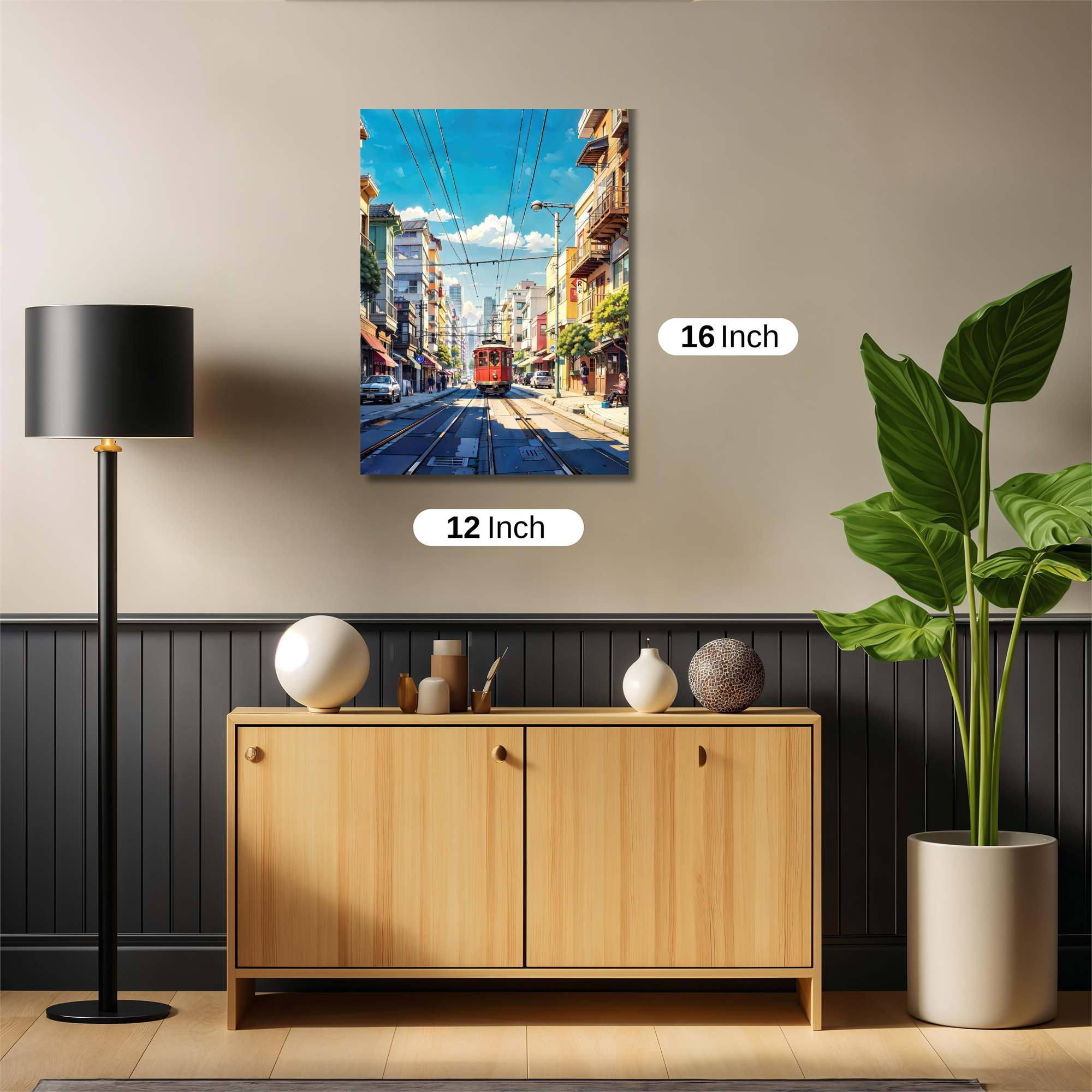 Tram Twilight Safe Wall Magnetic / M