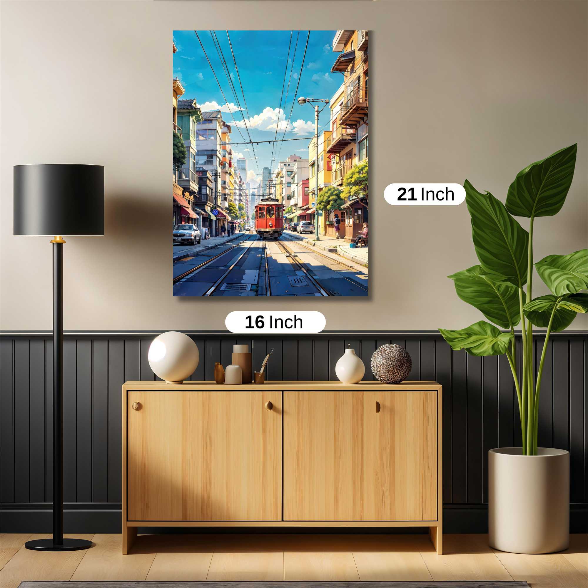 Tram Twilight Safe Wall Magnetic / M