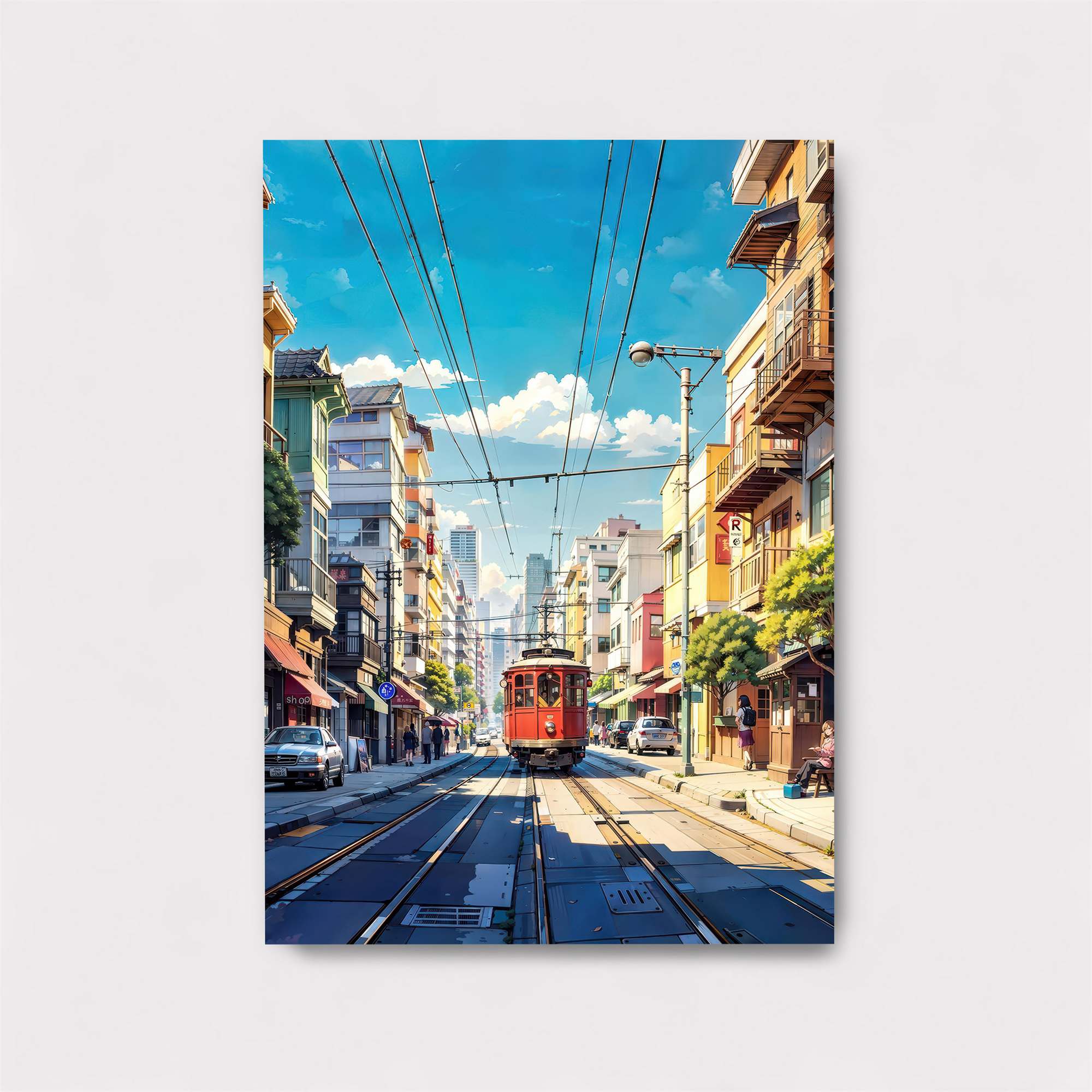 Tram Twilight Safe Wall Magnetic / M