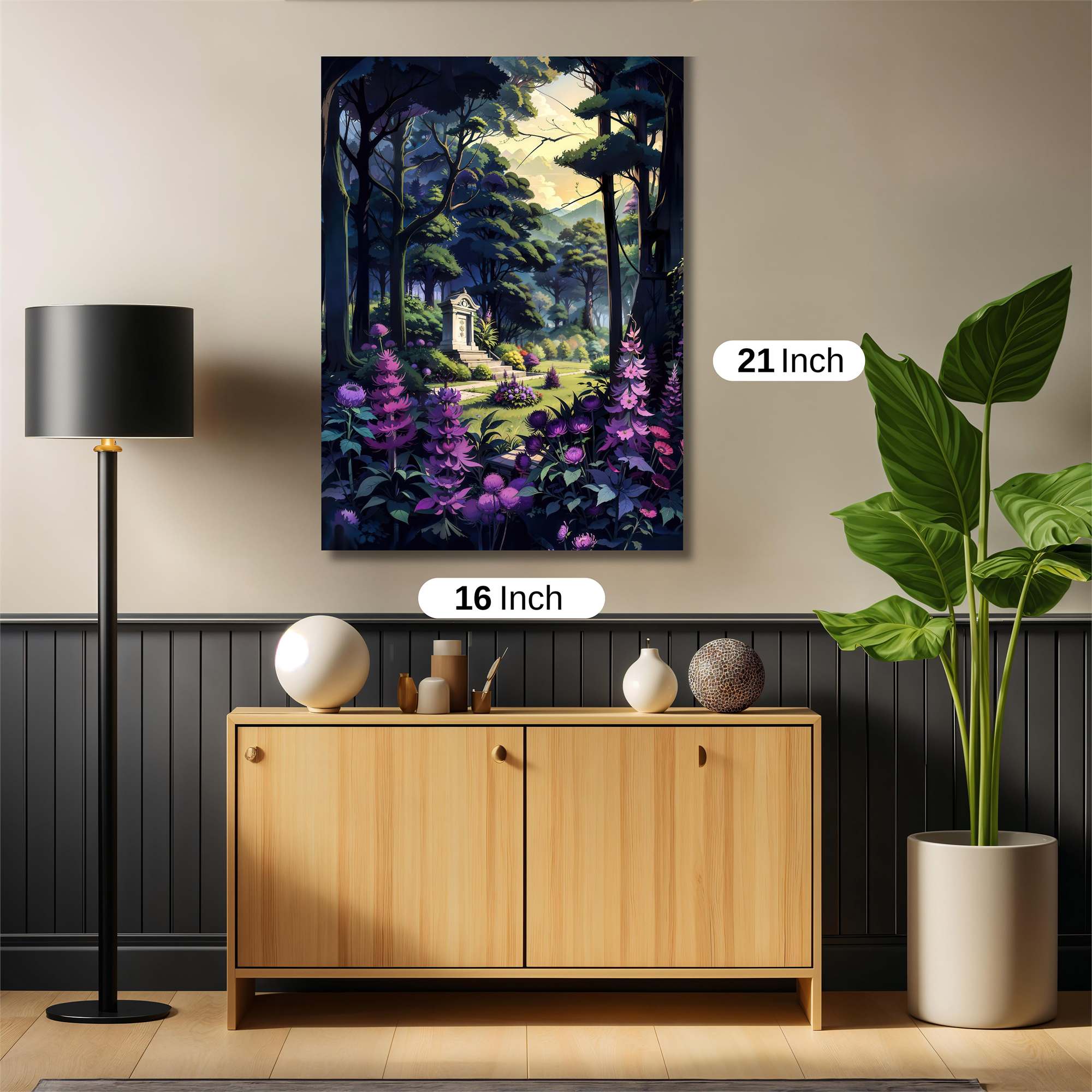 Forest Serenity Safe Wall Magnetic / M