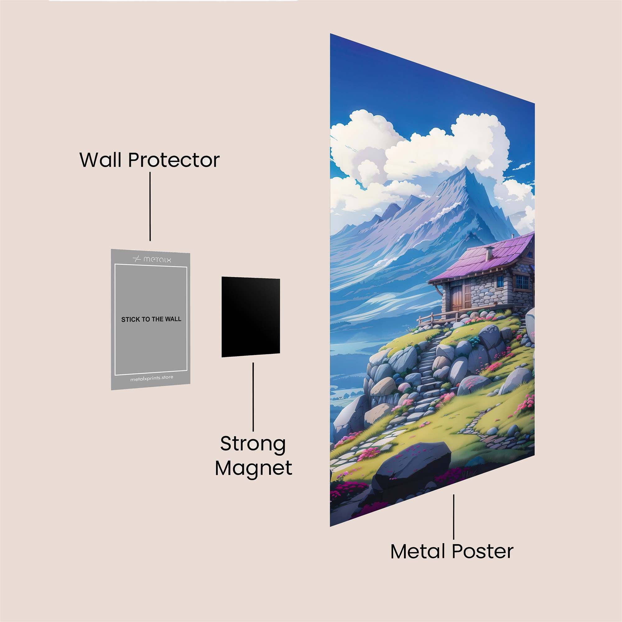 Cabin Serenity Safe Wall Magnetic / M