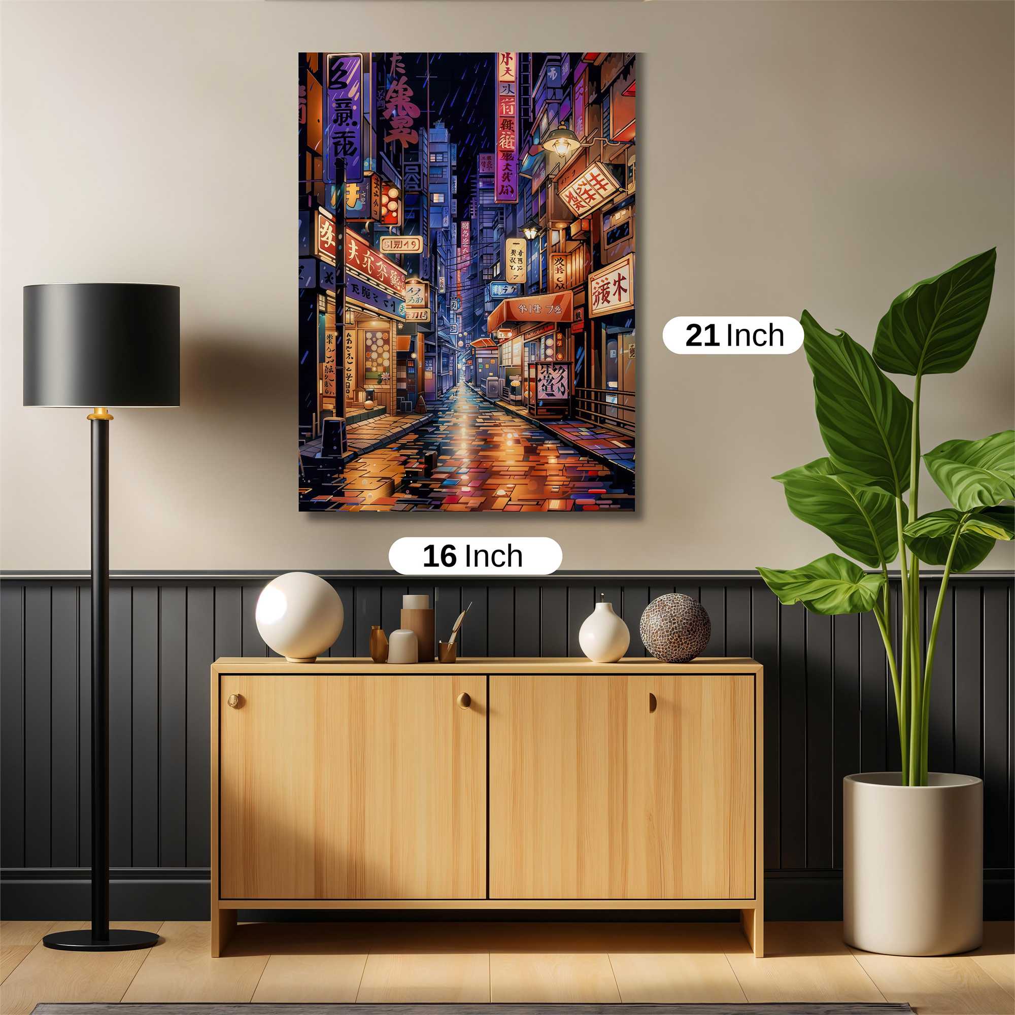 Neon Serenity Safe Wall Magnetic / M
