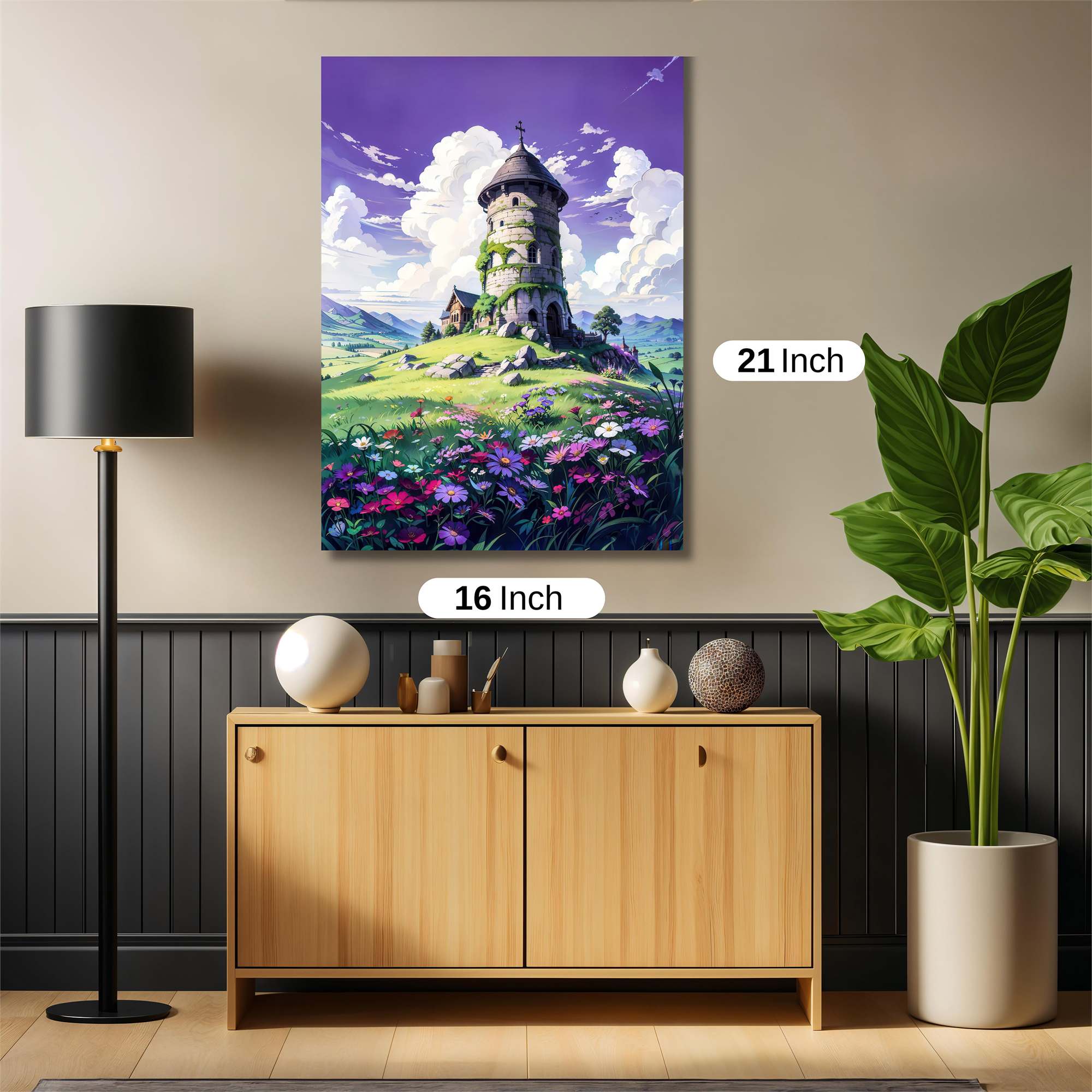 Tower Serenity Safe Wall Magnetic / M