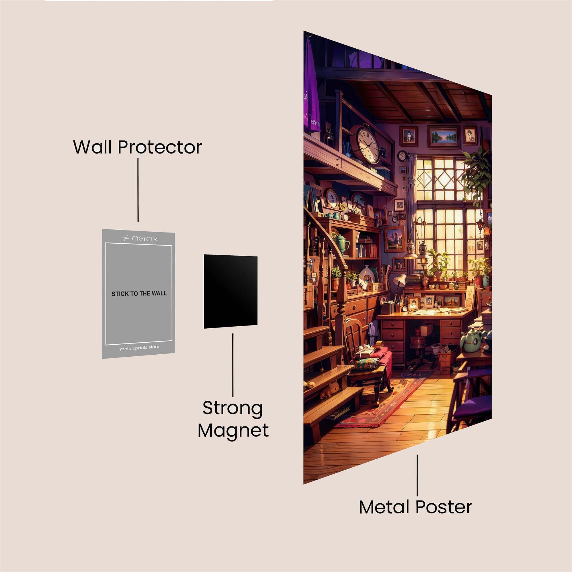Cozy Haven Safe Wall Magnetic / M