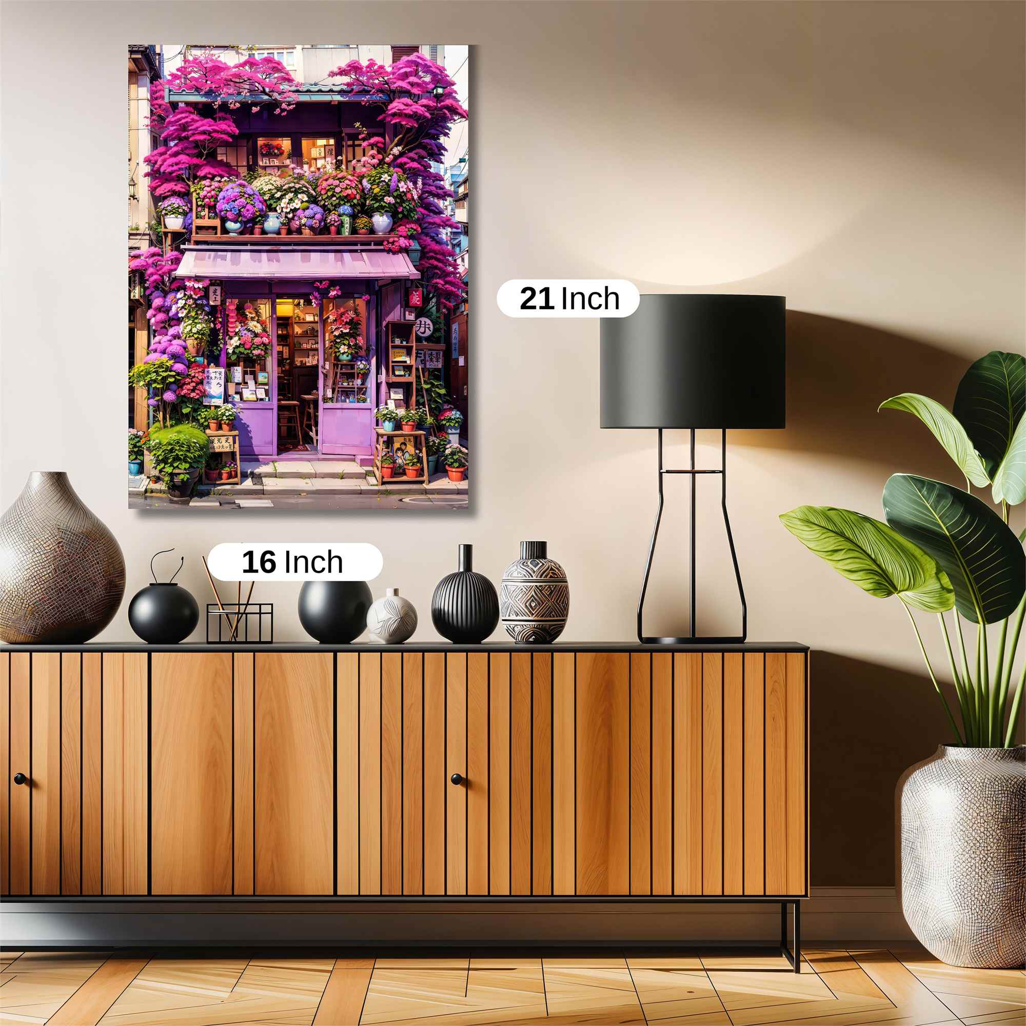 Floral Haven Safe Wall Magnetic / M