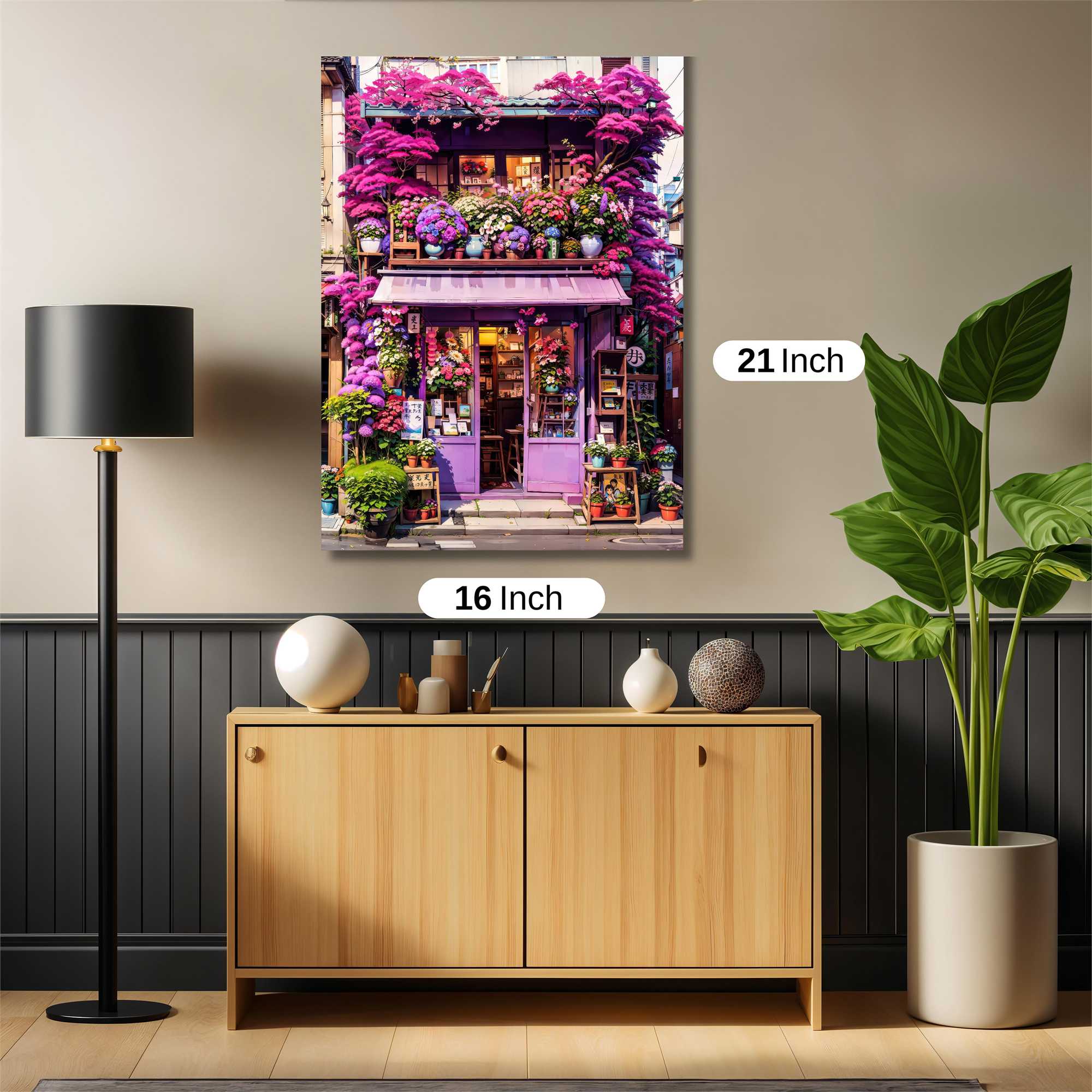 Floral Haven Safe Wall Magnetic / M