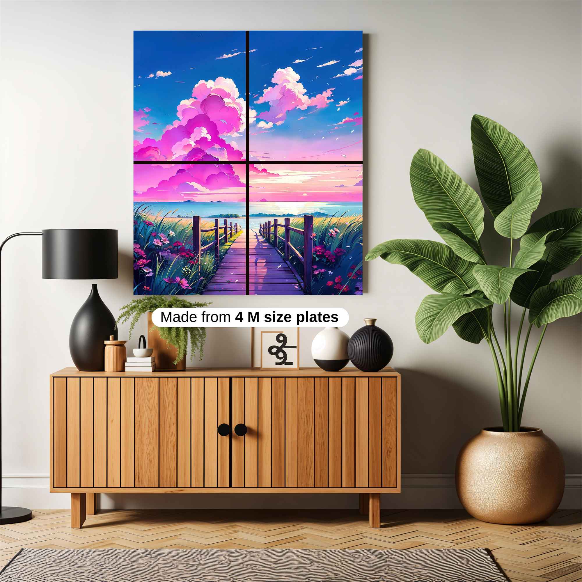 Sunset Serenity Safe Wall Magnetic / M