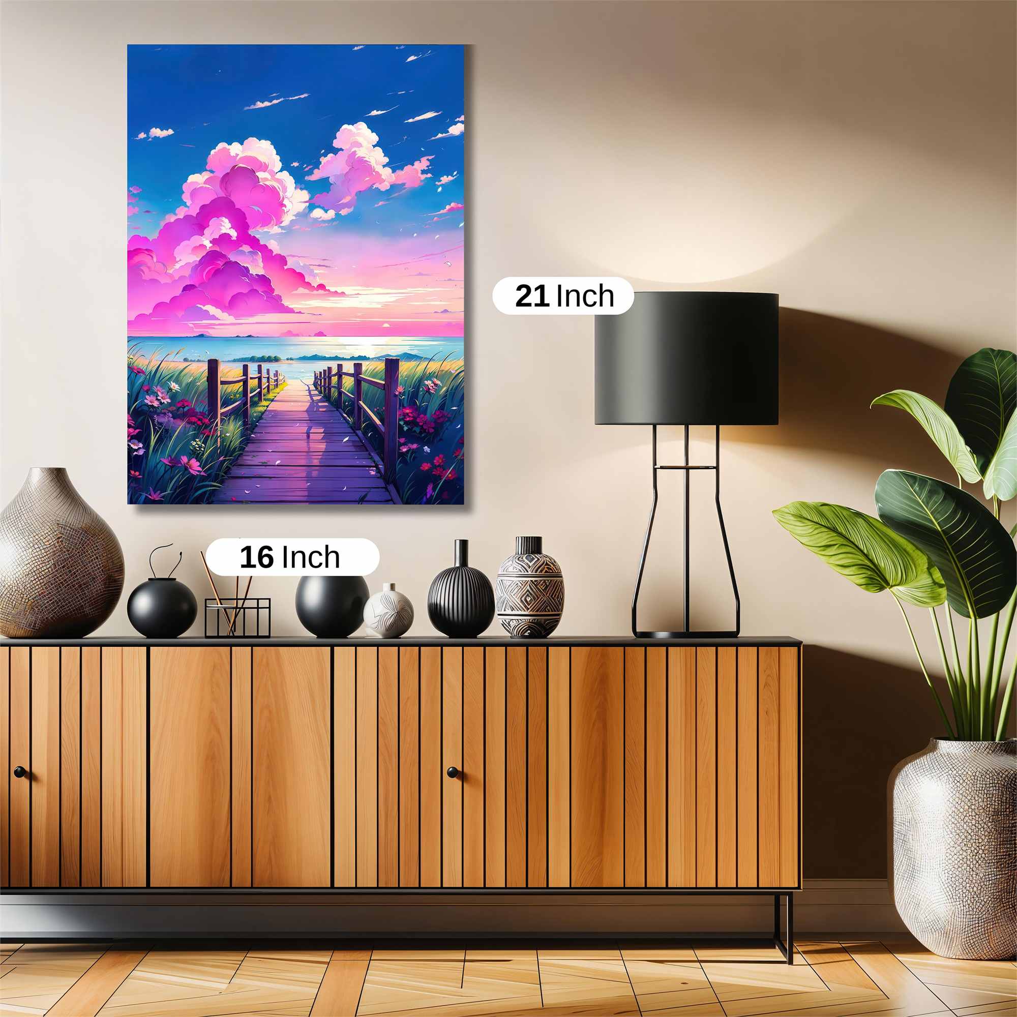 Sunset Serenity Safe Wall Magnetic / M