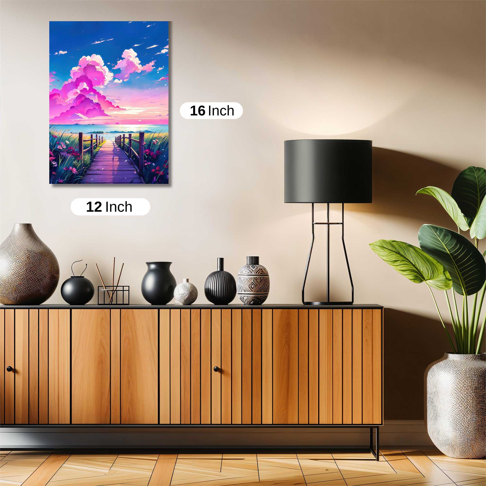 Sunset Serenity Safe Wall Magnetic / M