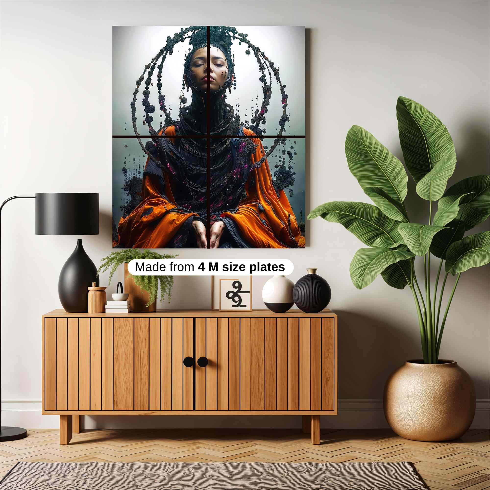 Rainbow Whimsy Safe Wall Magnetic / M