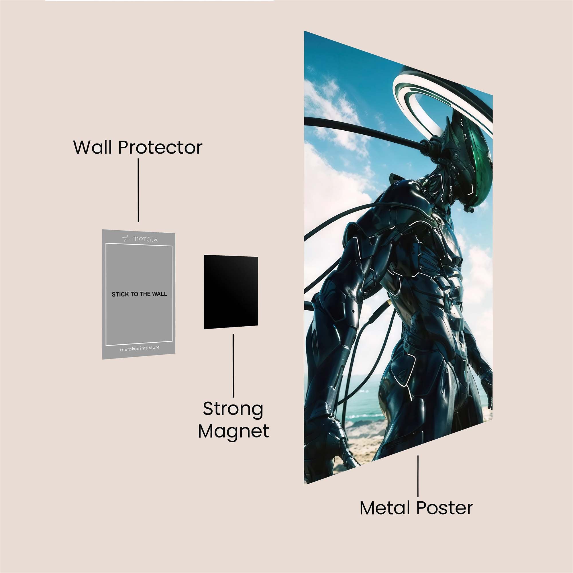 Sonic Majestic Safe Wall Magnetic / M