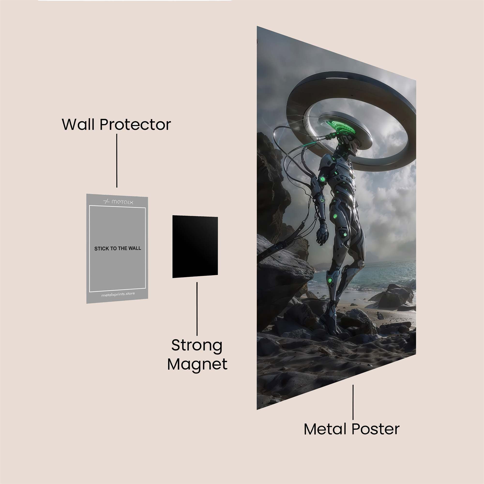 Grim Timekeeper Safe Wall Magnetic / M