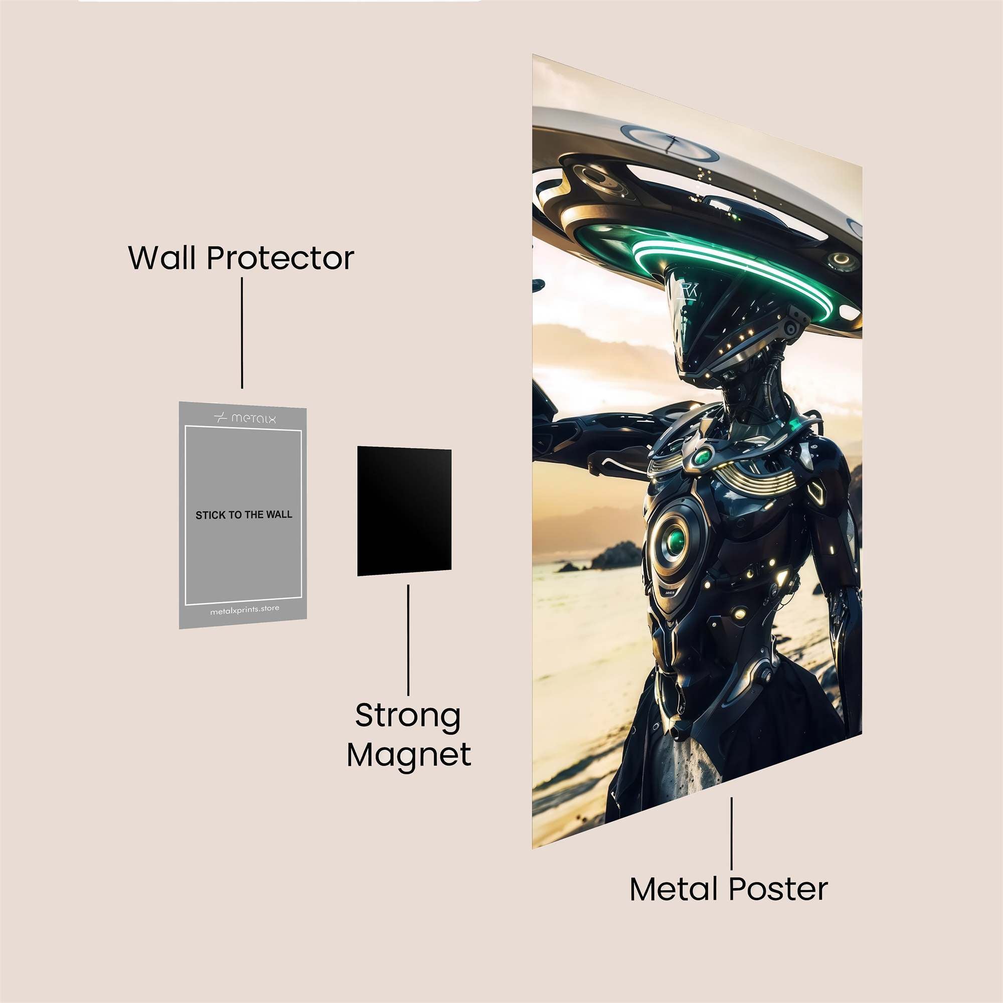 Heart Enigma Safe Wall Magnetic / M