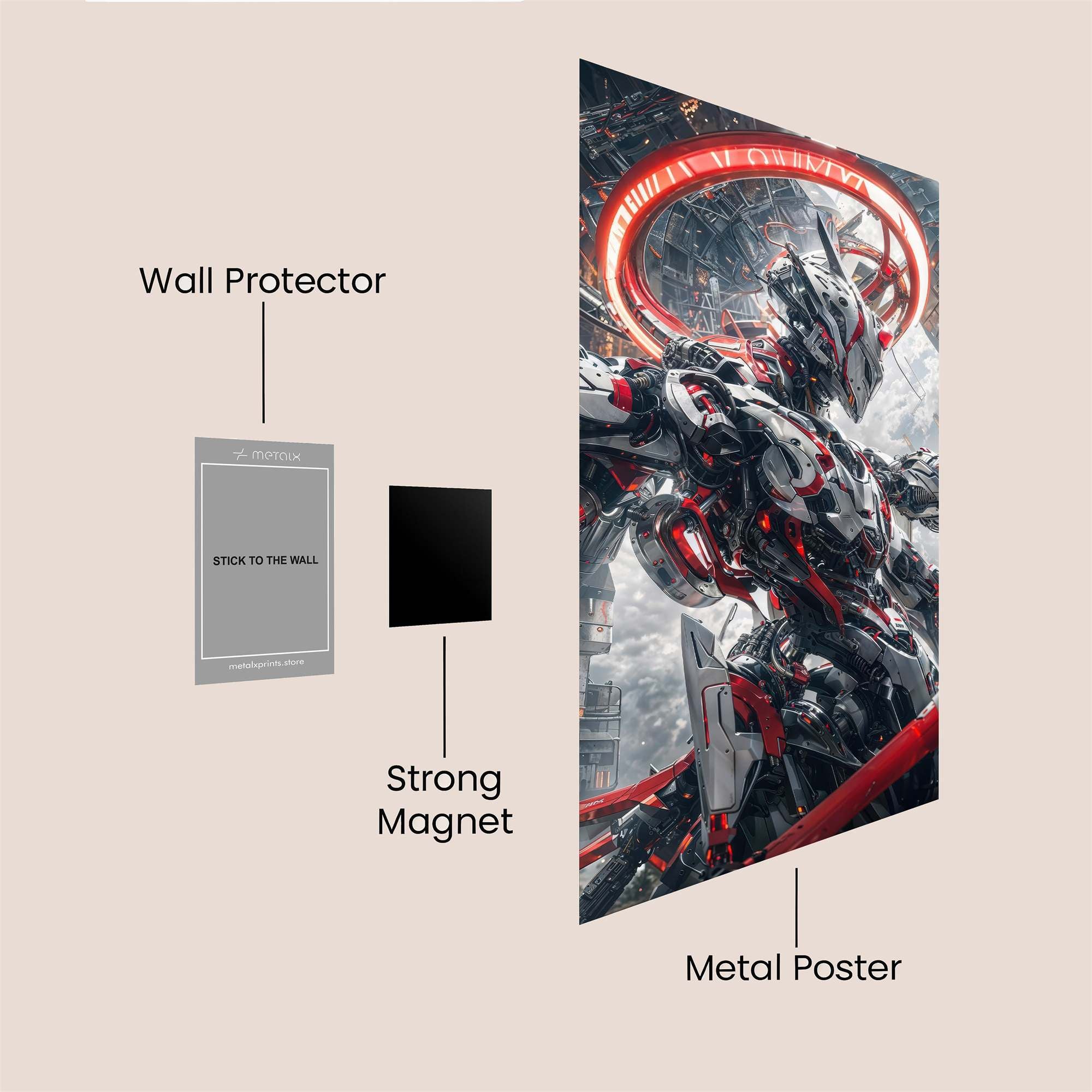 Mario Mighty Safe Wall Magnetic / M