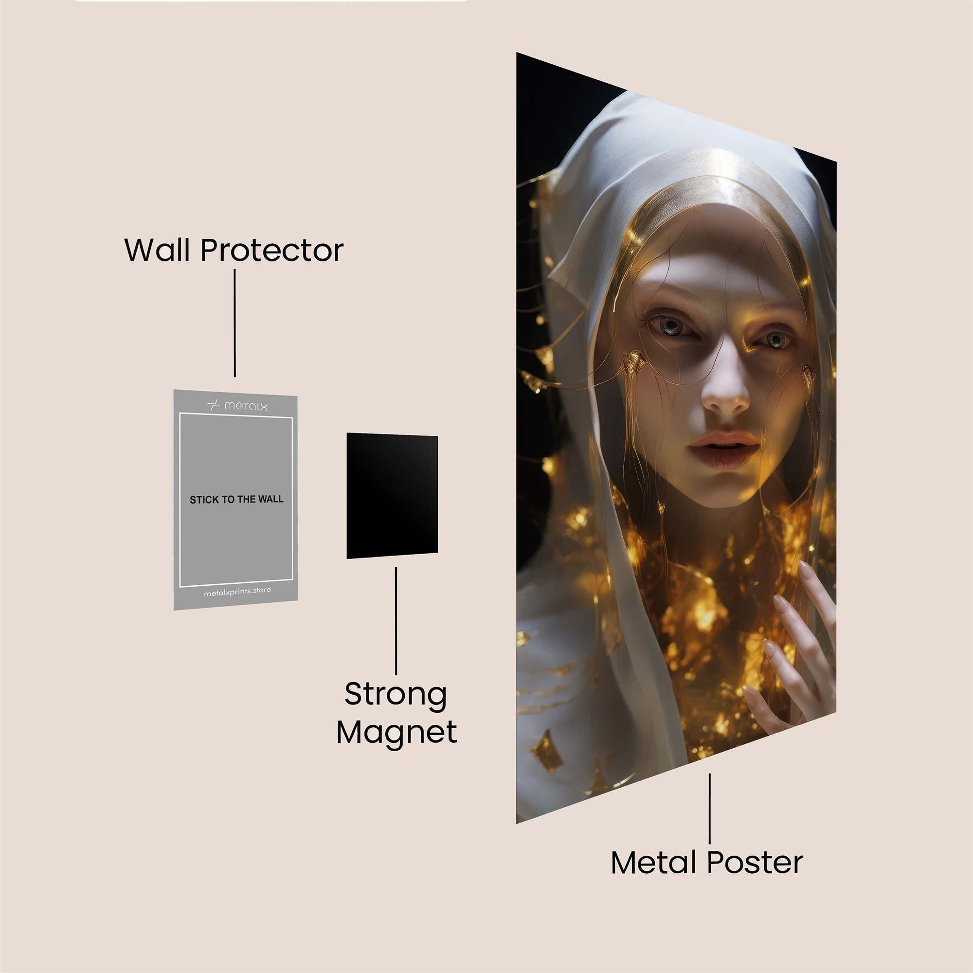 Sonic Cybernetic Safe Wall Magnetic / M