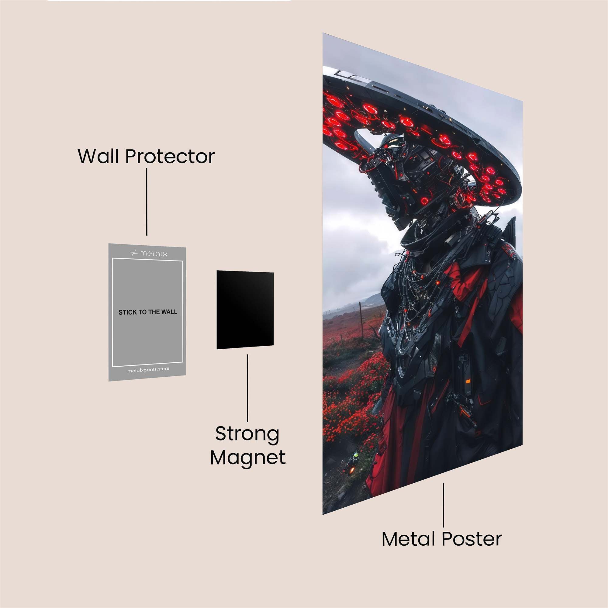 Neon Beast Safe Wall Magnetic / M