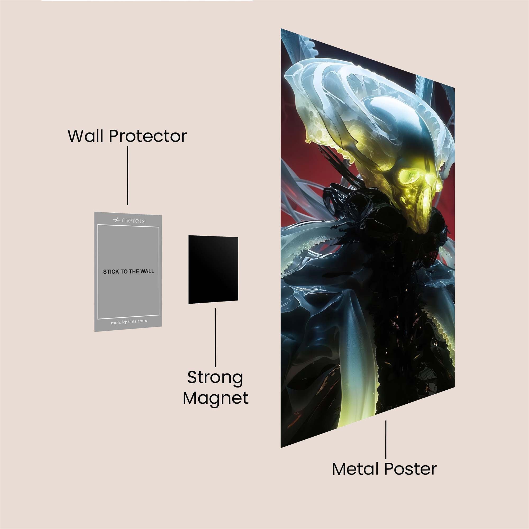 Grim Timekeeper Safe Wall Magnetic / M