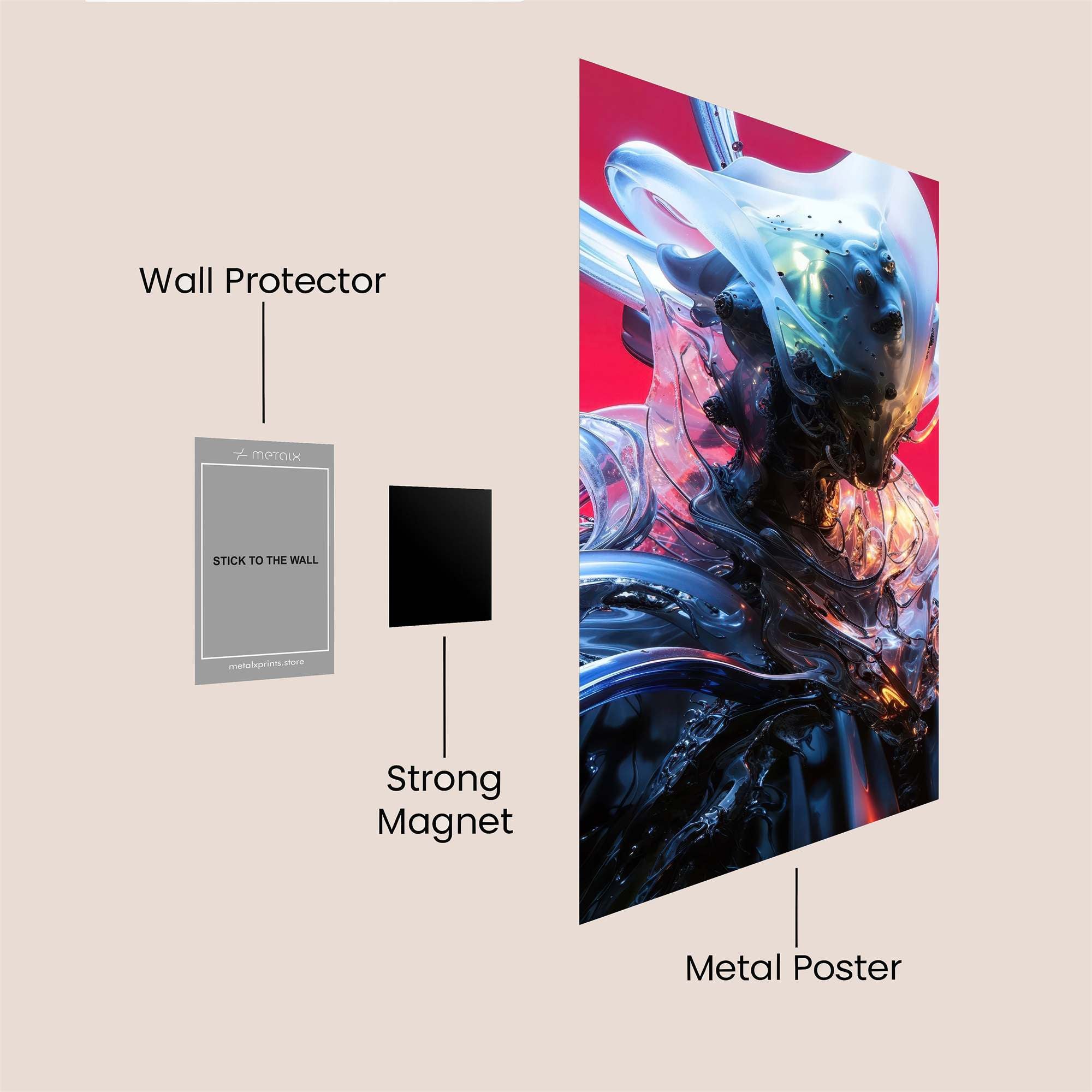 Galactic Guardian Safe Wall Magnetic / M