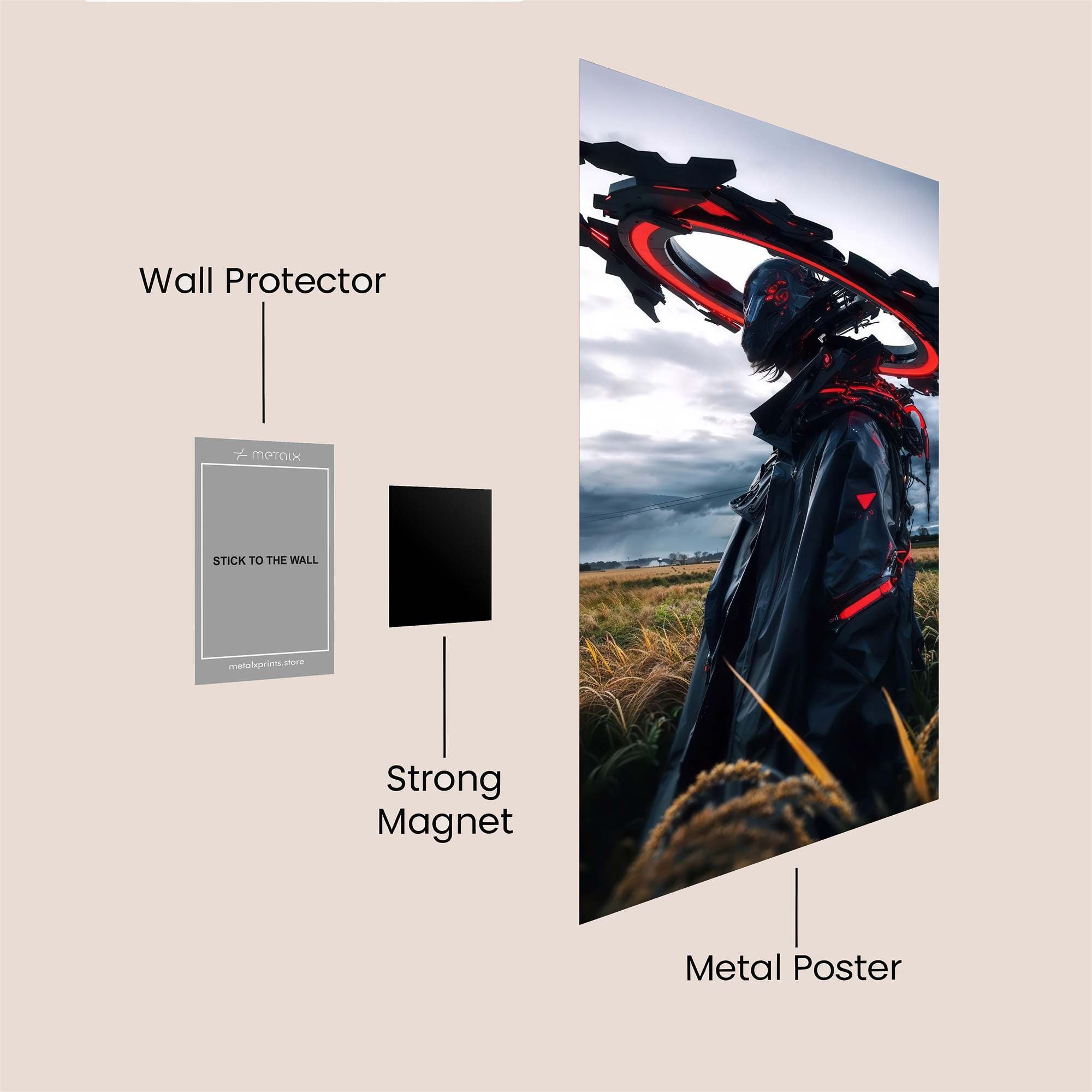 Reaper Timekeeper Safe Wall Magnetic / M