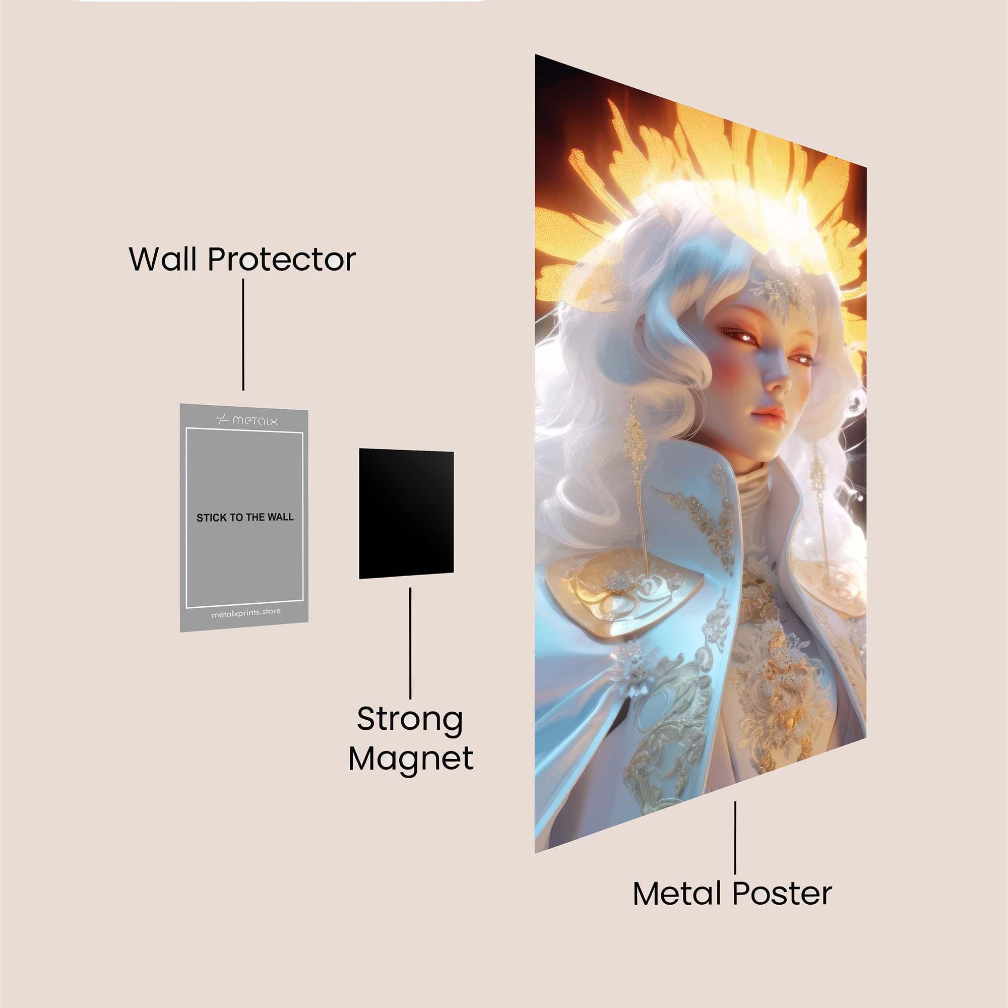 Steampunk Marvel Safe Wall Magnetic / M