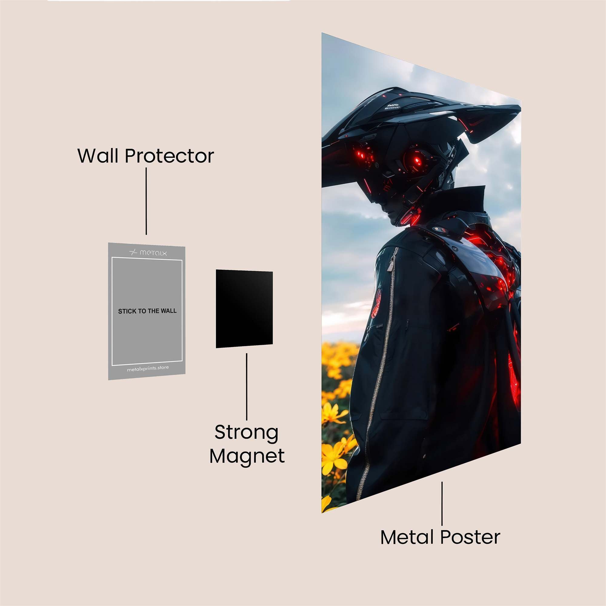 CosmicHarmony Safe Wall Magnetic / M