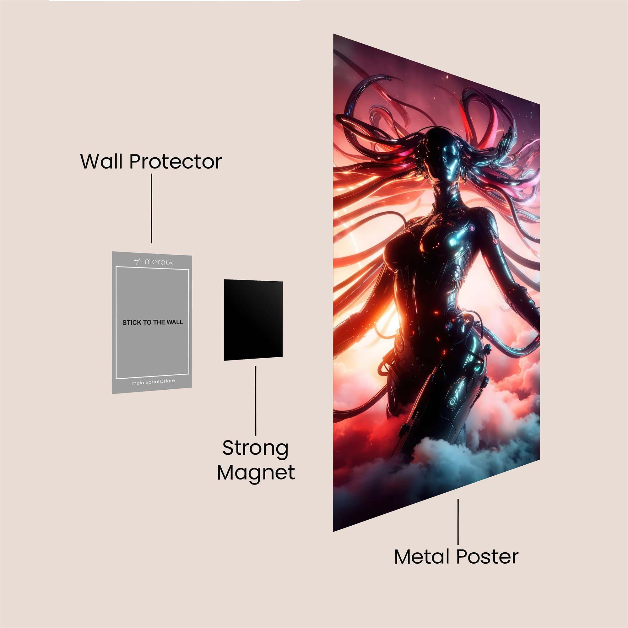 Controller Glow Safe Wall Magnetic / M