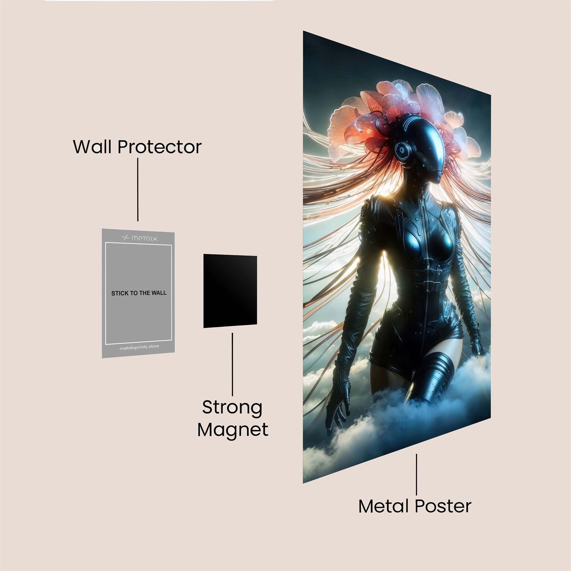 Pope Cool Safe Wall Magnetic / M