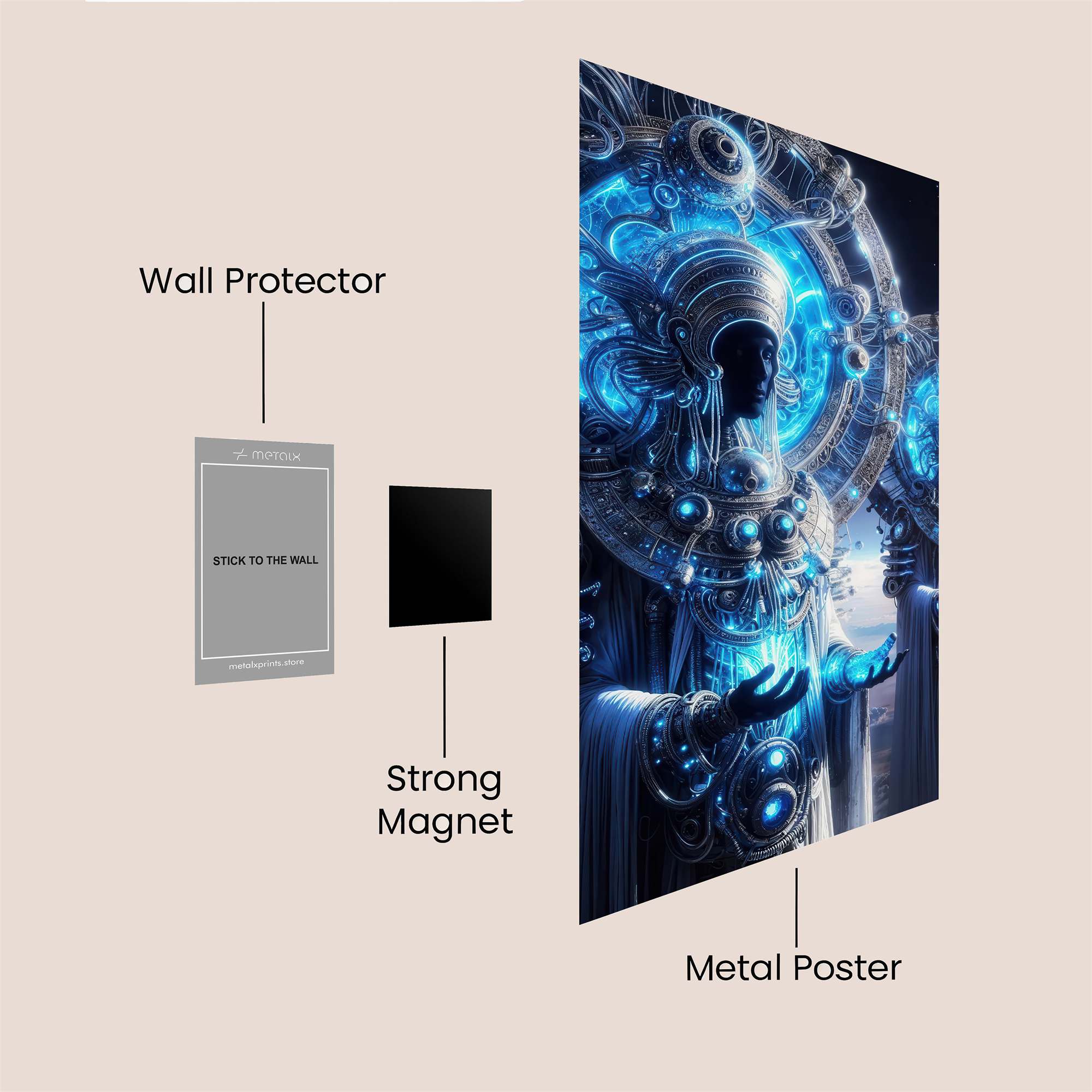 Heartbeat Guardian Safe Wall Magnetic / M