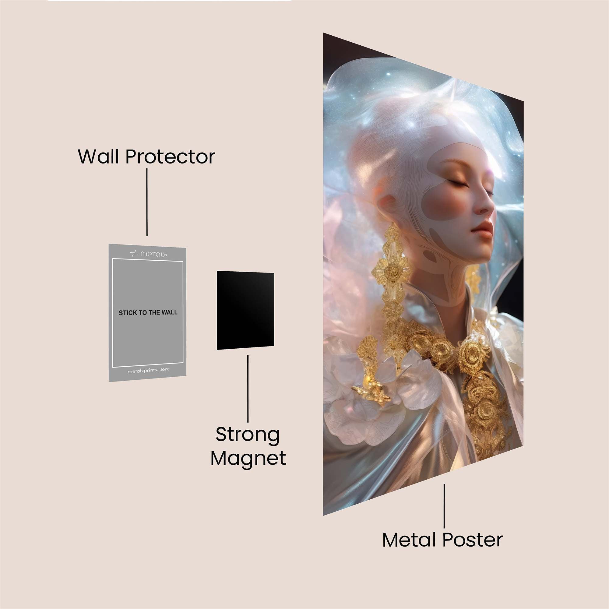 Crimson Sentinel Safe Wall Magnetic / M