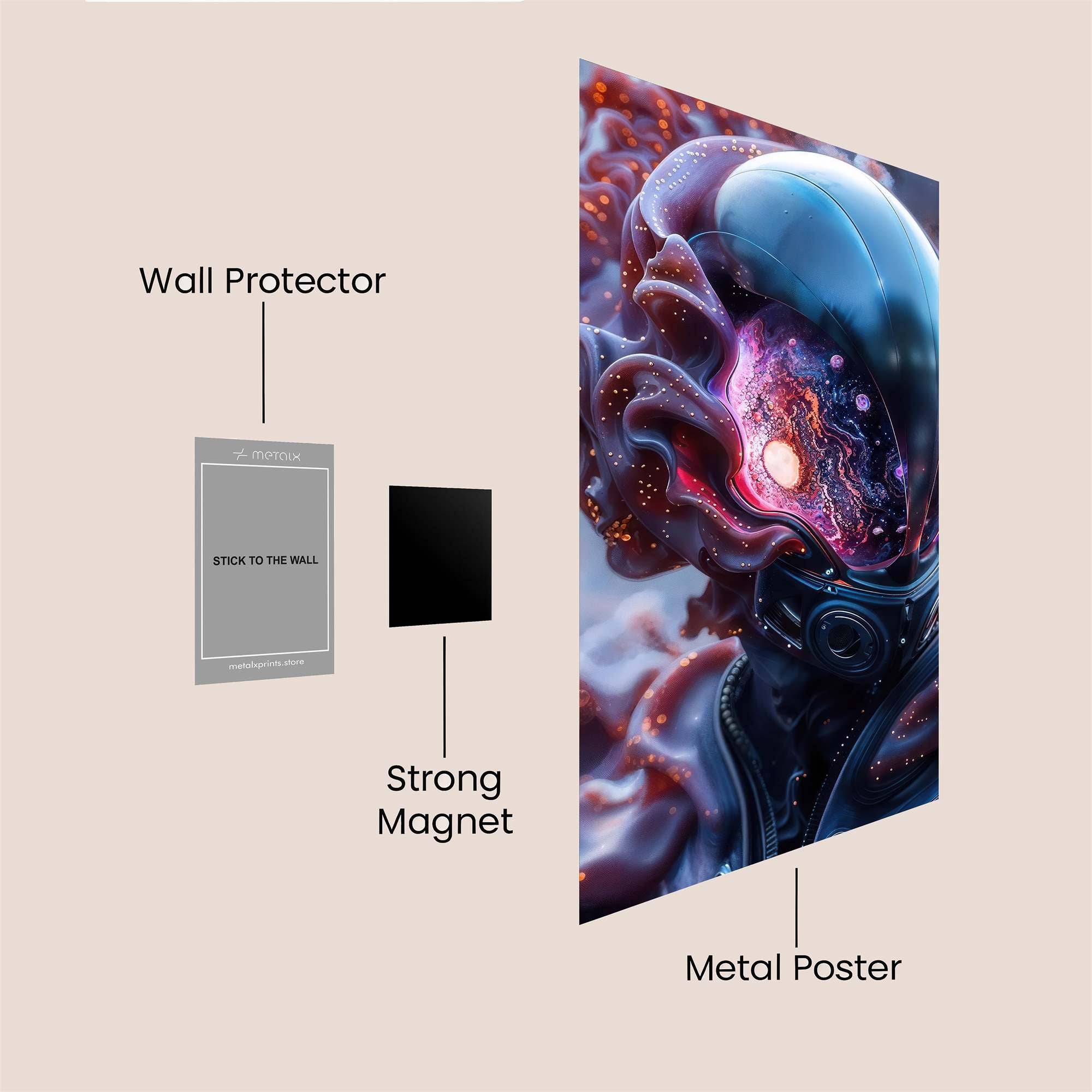 Pope Cool Safe Wall Magnetic / M