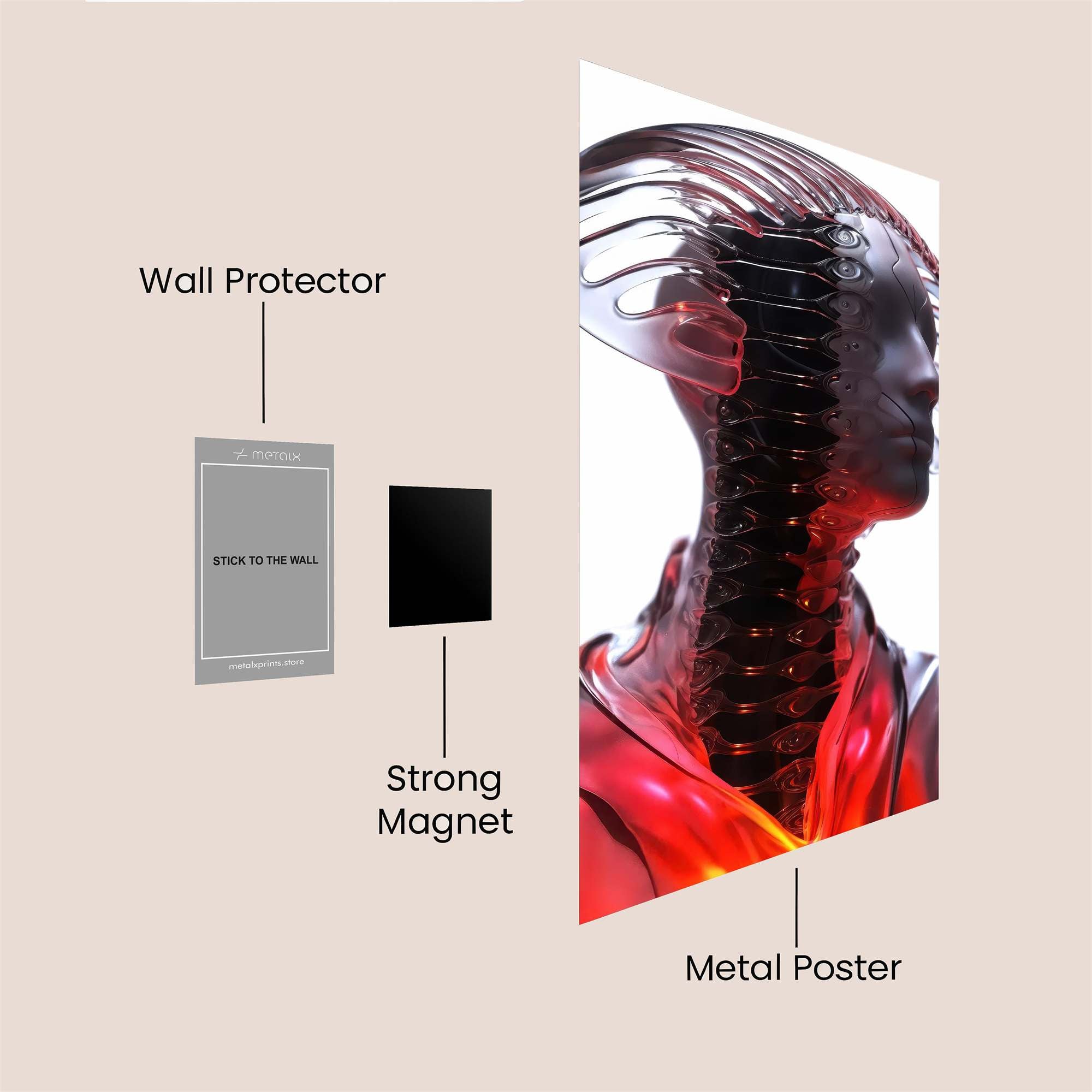Pope Chill Safe Wall Magnetic / M