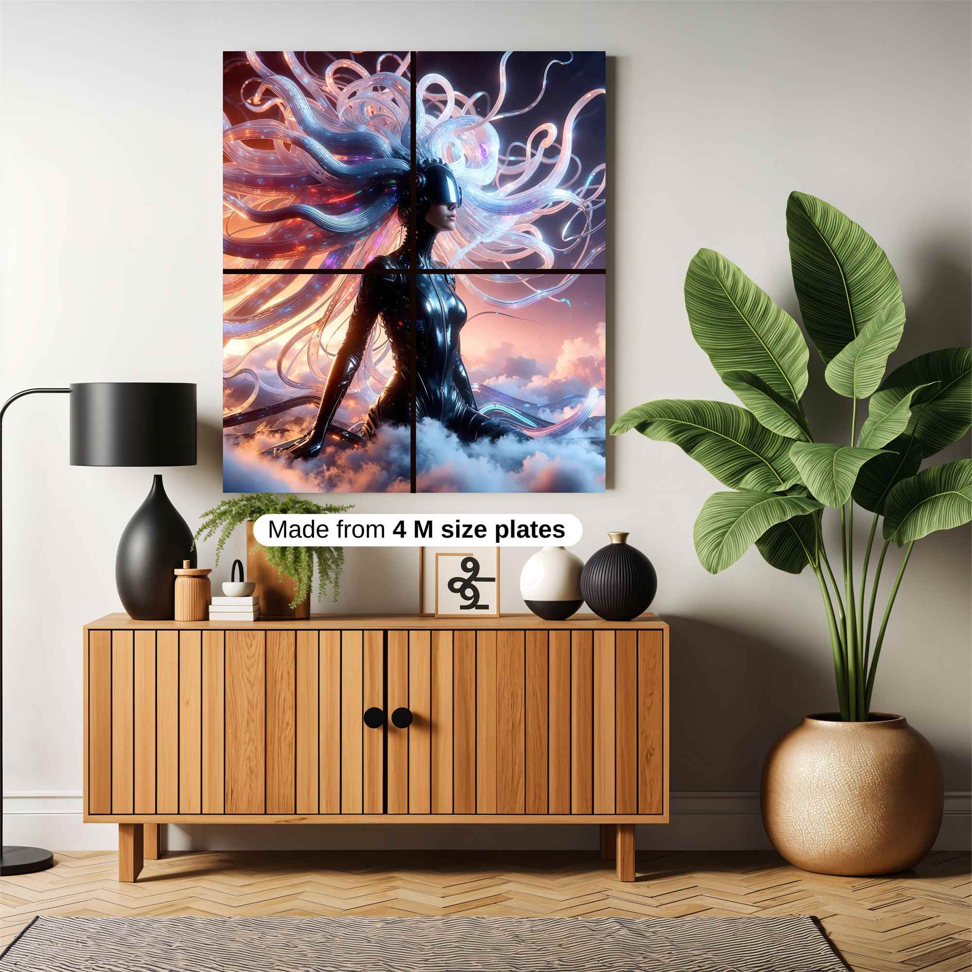 Black Rose Safe Wall Magnetic / M