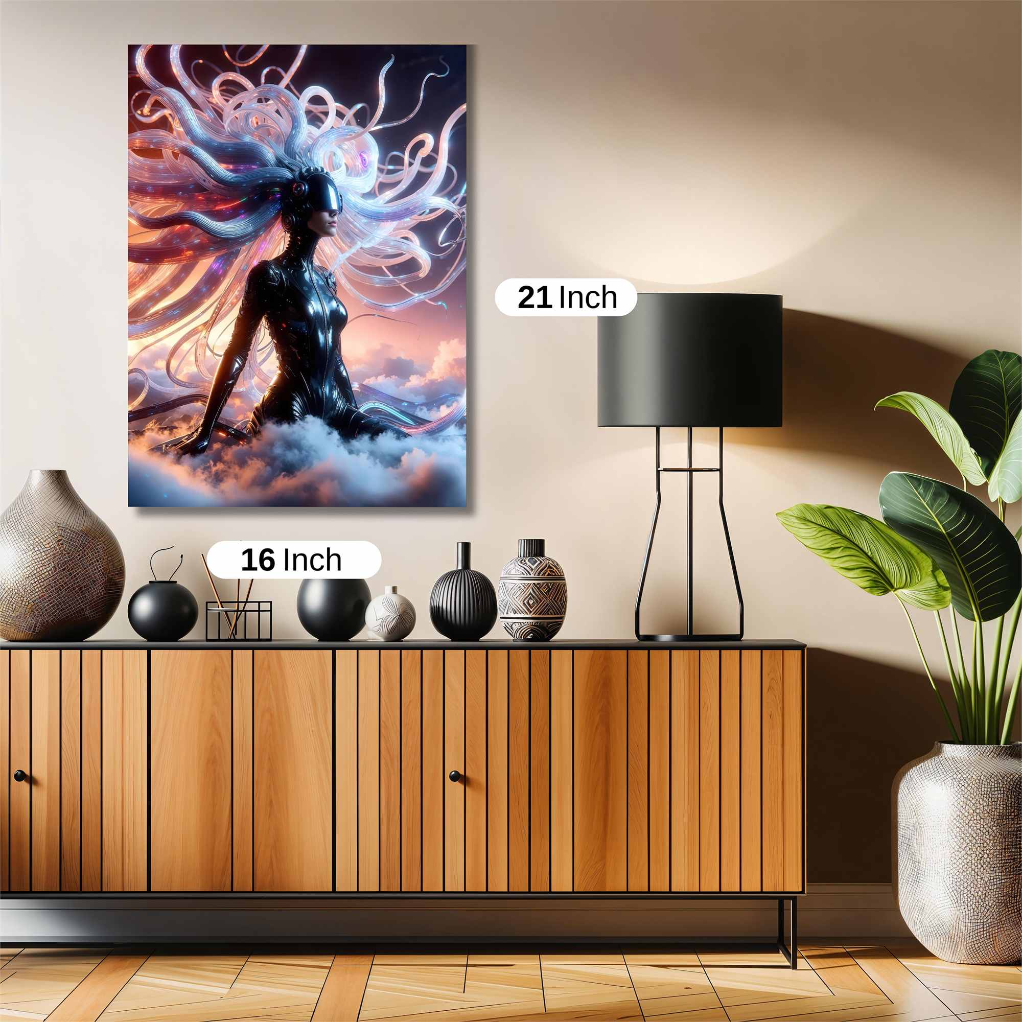 Black Rose Safe Wall Magnetic / M