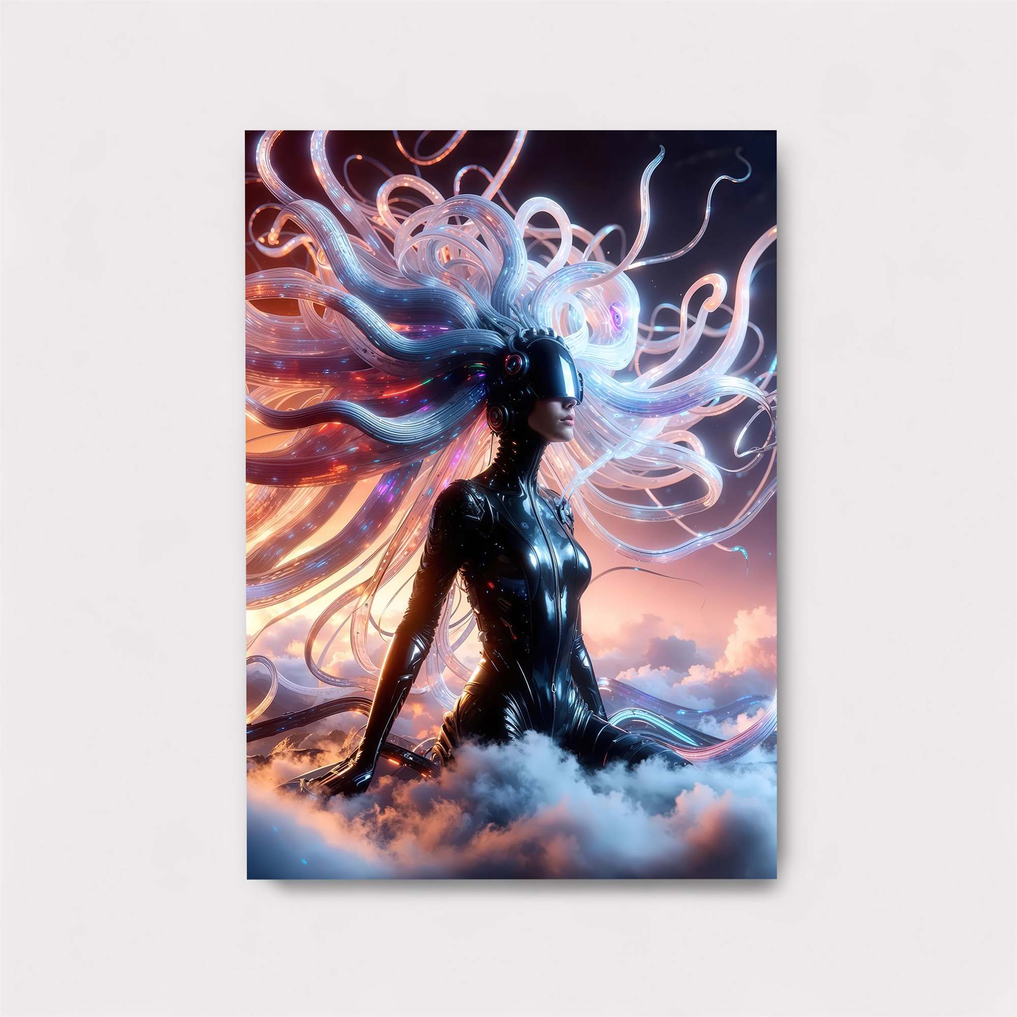 Black Rose Safe Wall Magnetic / M