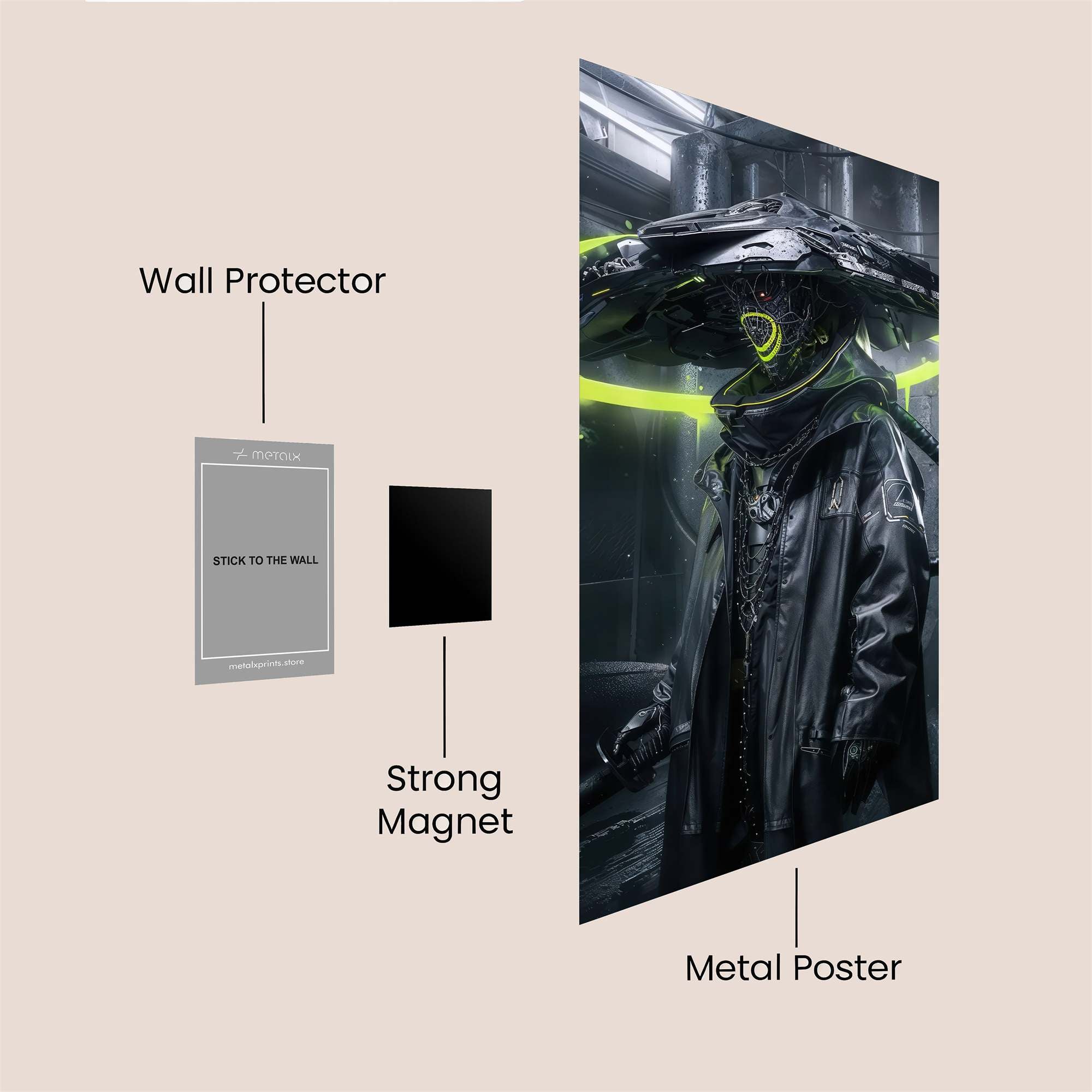 Ebony Passion Safe Wall Magnetic / M