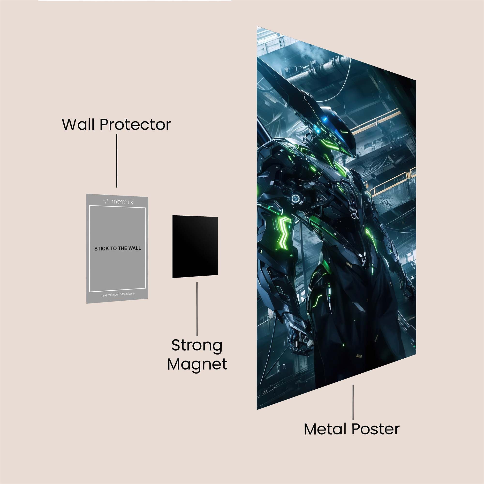 Goku Radiant Safe Wall Magnetic / M