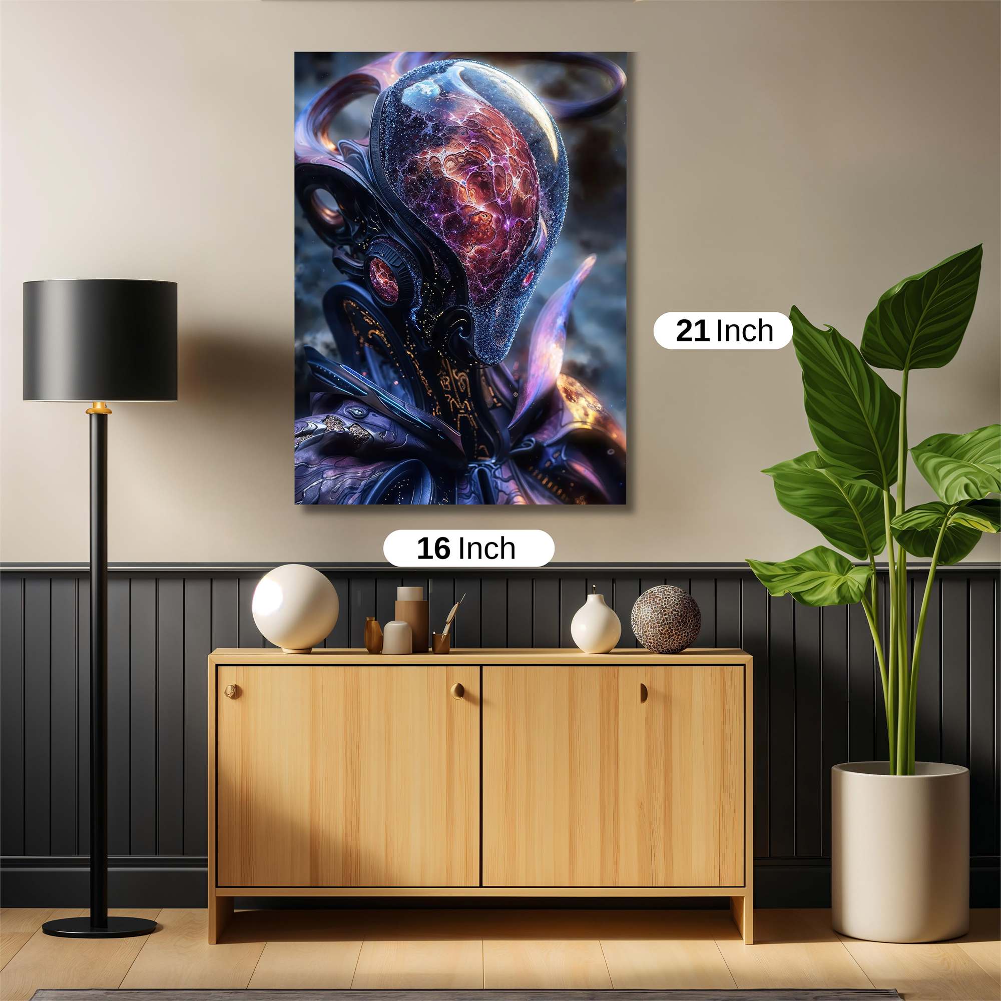 Astronaut Dreaming Safe Wall Magnetic / M