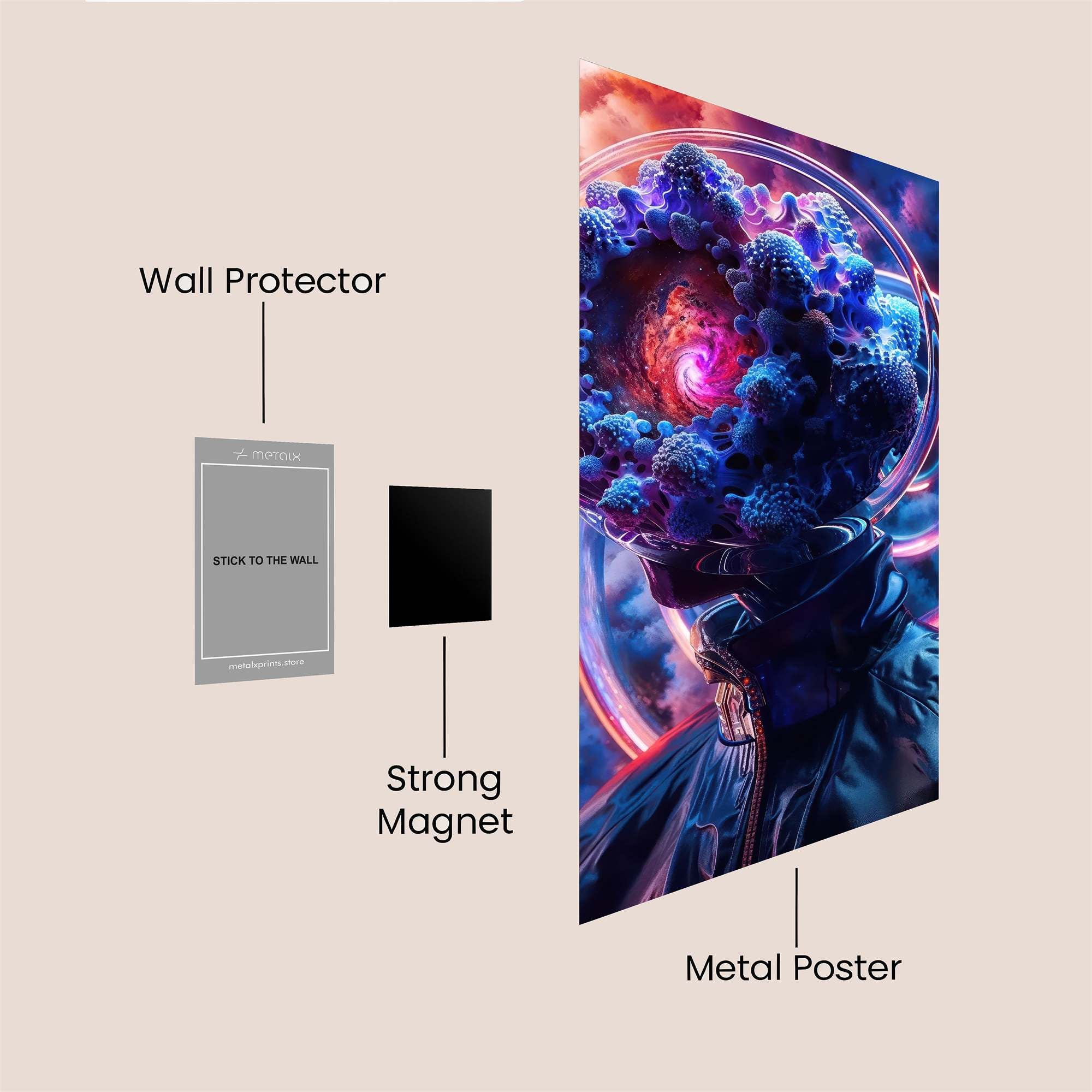 Cool Canine Safe Wall Magnetic / M