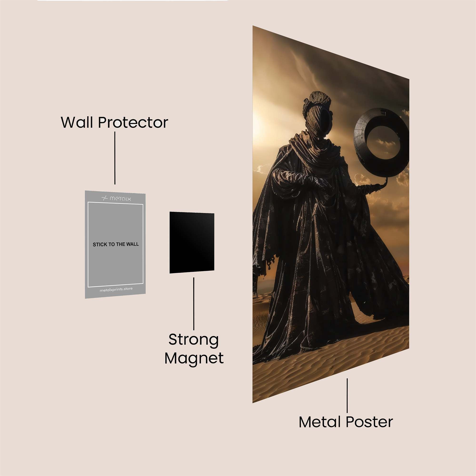 Crystal Majesty Safe Wall Magnetic / M