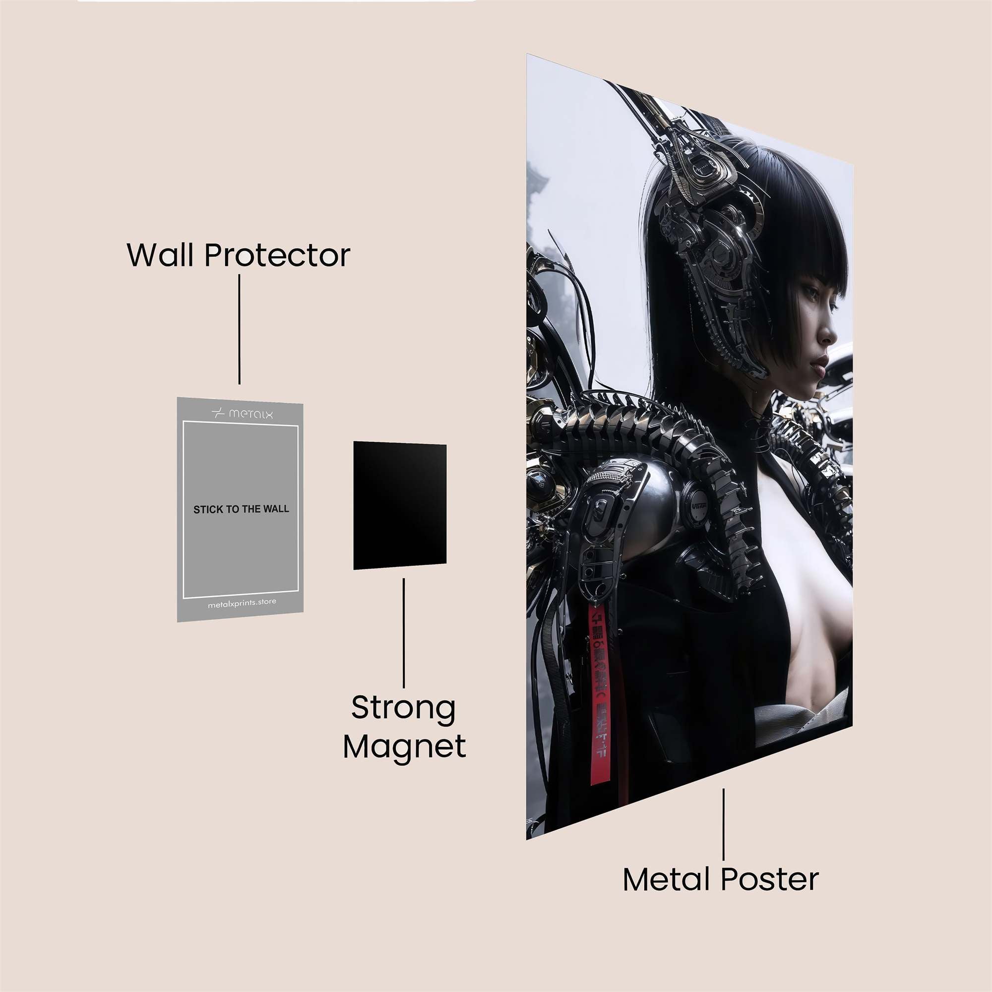 Metallic Dream Safe Wall Magnetic / M