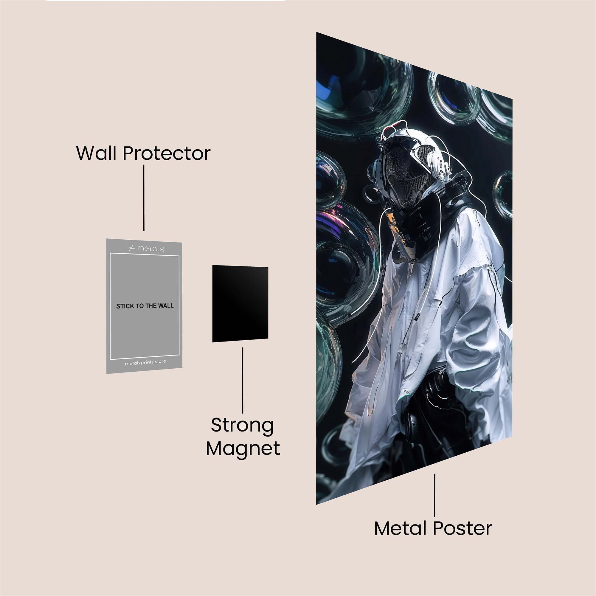 Floral Dream Safe Wall Magnetic / M