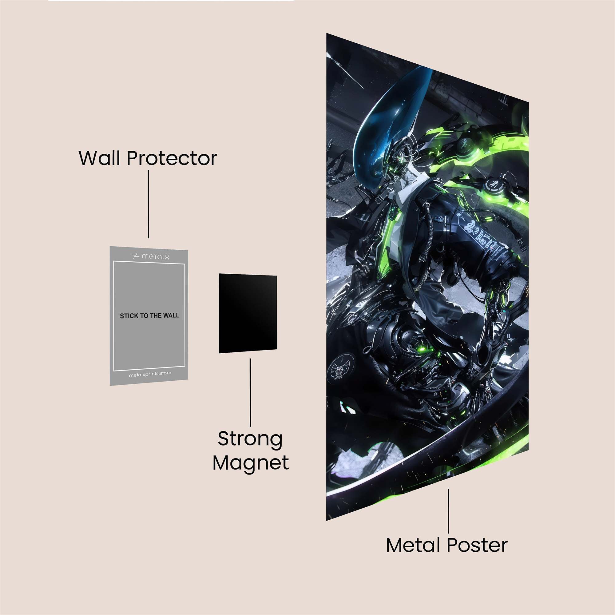 Starry Elegance Safe Wall Magnetic / M