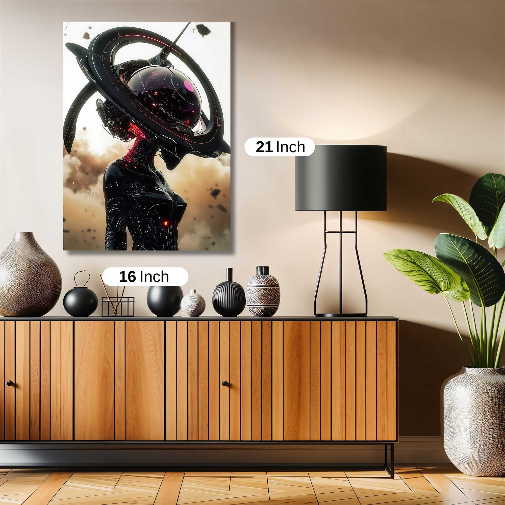 Floral Serenity Safe Wall Magnetic / M