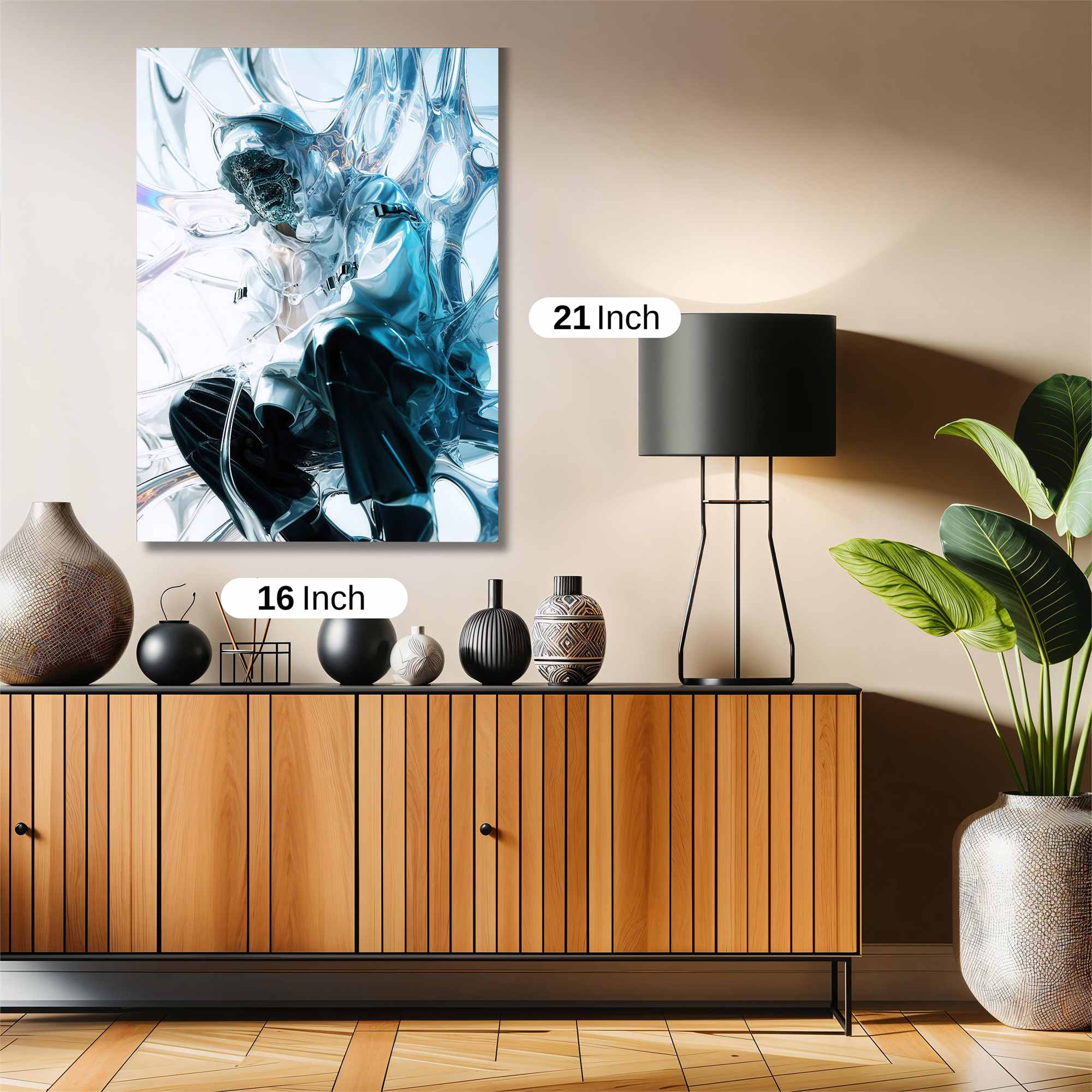 Floral Radiance Safe Wall Magnetic / M