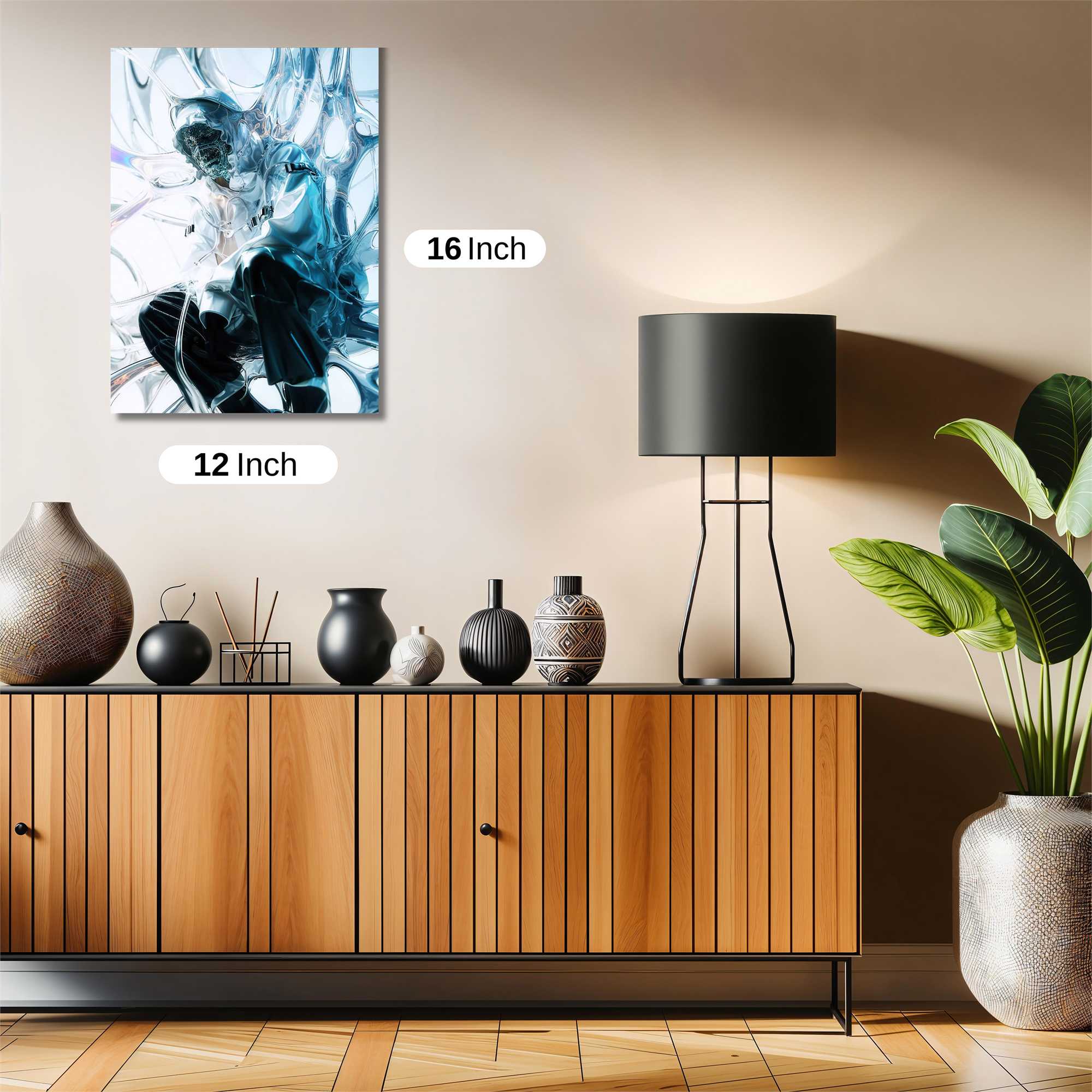 Floral Radiance Safe Wall Magnetic / M