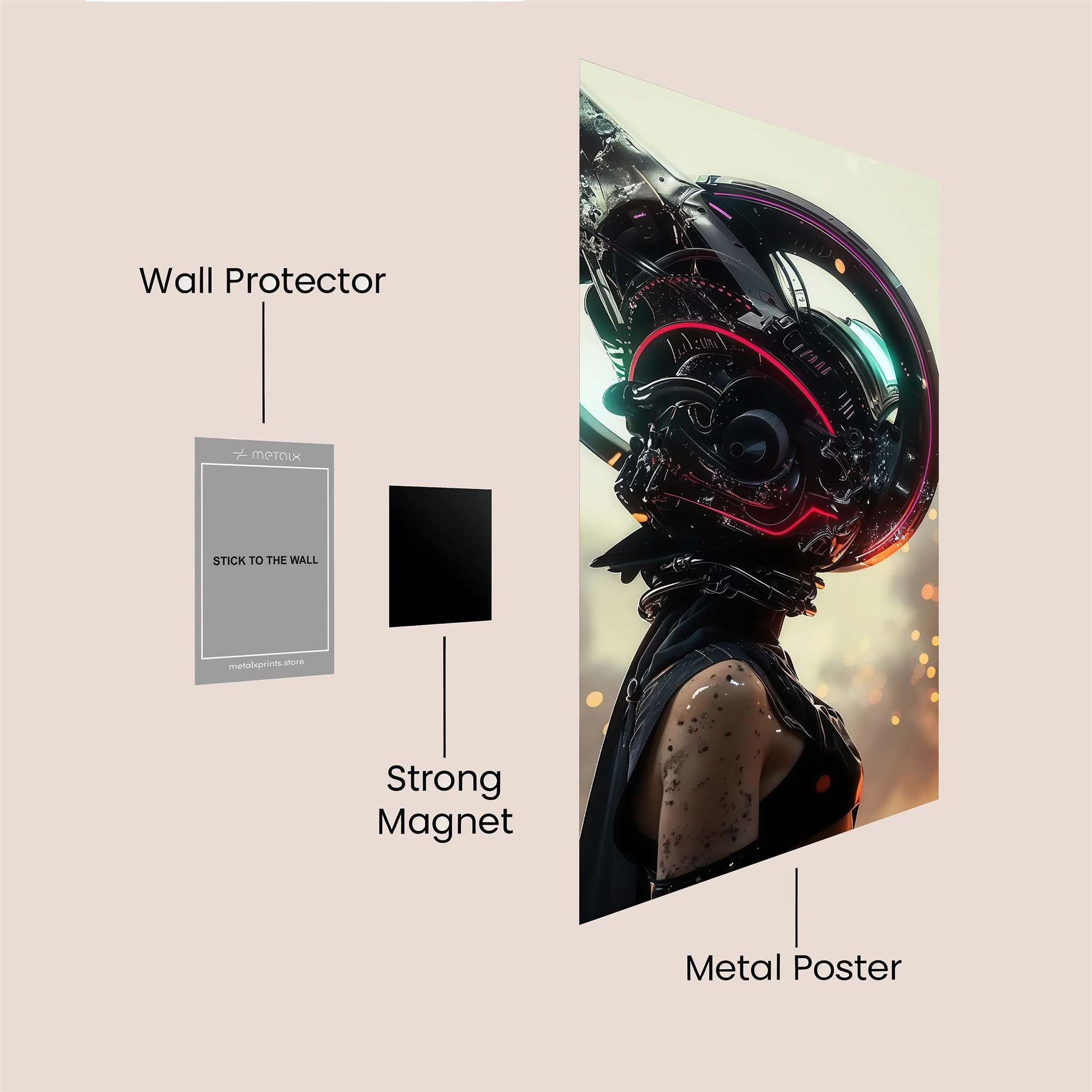 Genie's Whimsy Safe Wall Magnetic / M