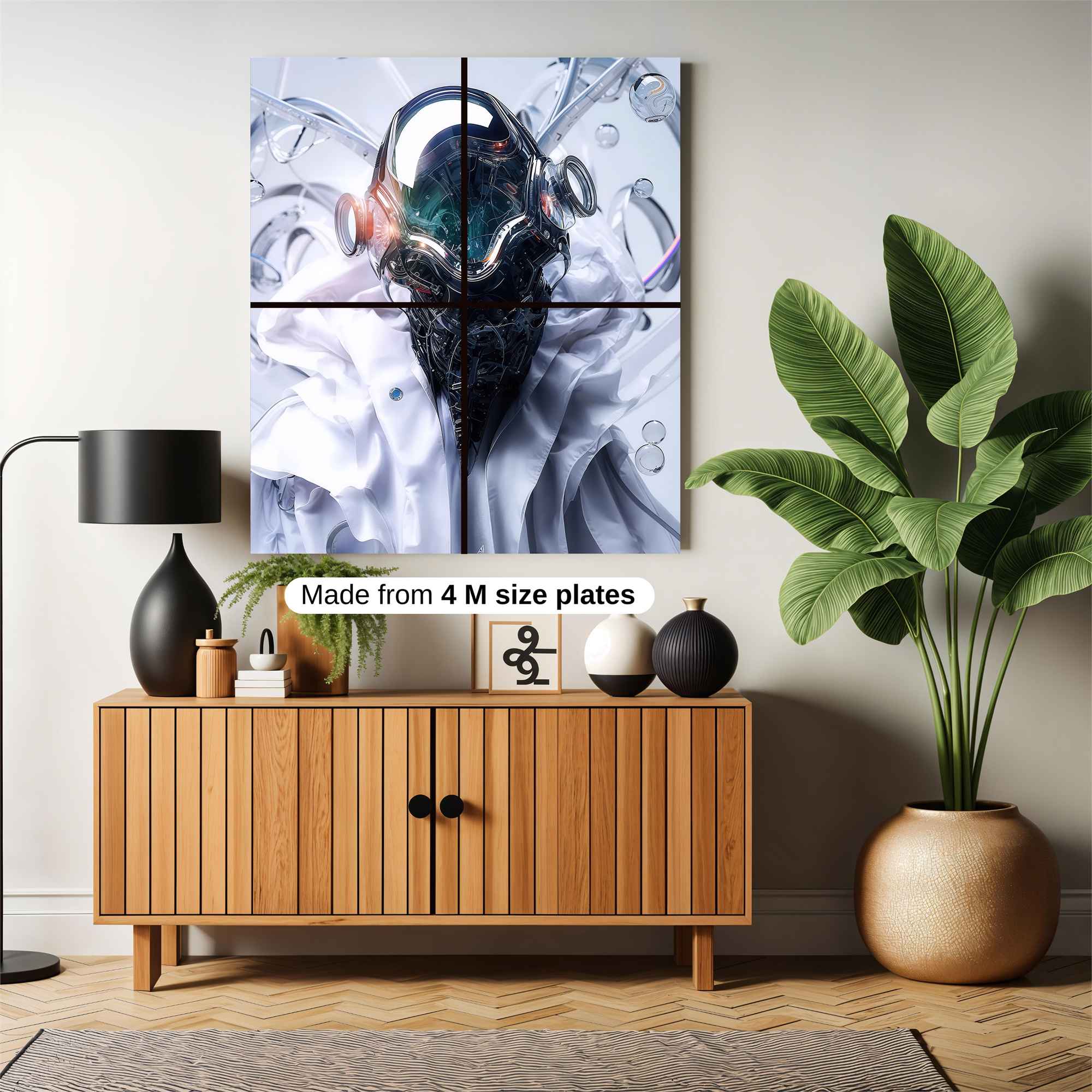 Floral Whimsy Safe Wall Magnetic / M