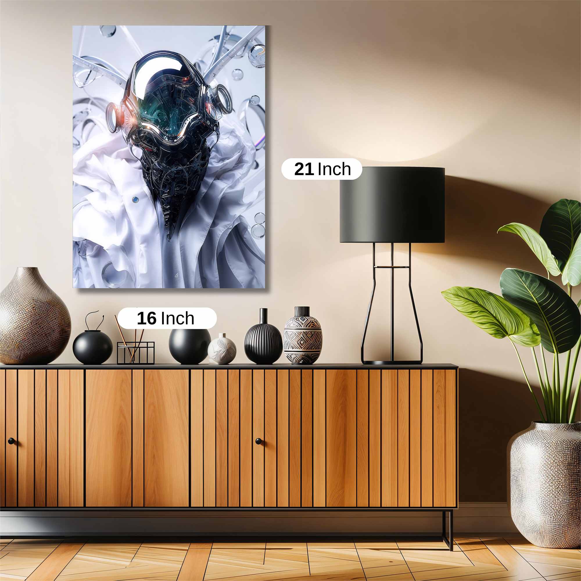 Floral Whimsy Safe Wall Magnetic / M