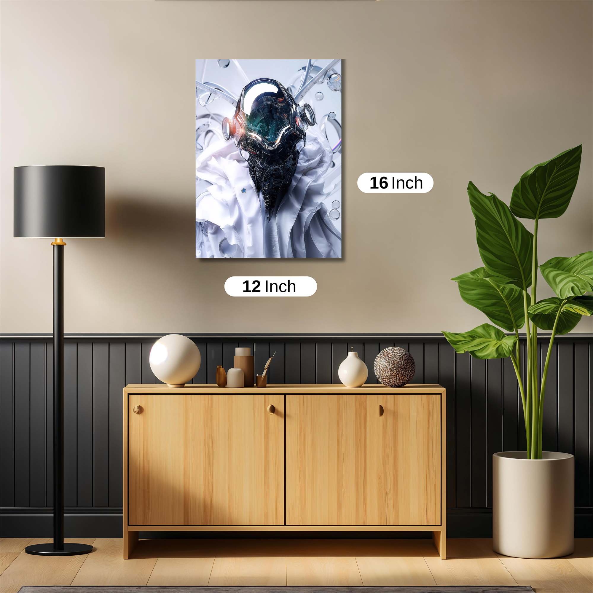 Floral Whimsy Safe Wall Magnetic / M