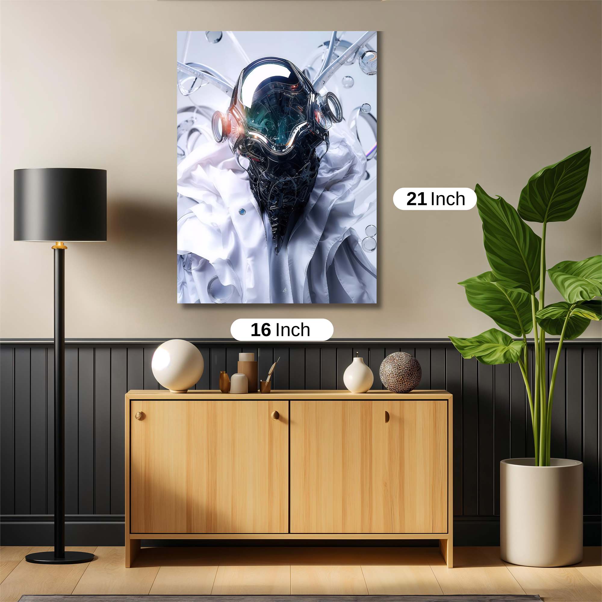 Floral Whimsy Safe Wall Magnetic / M